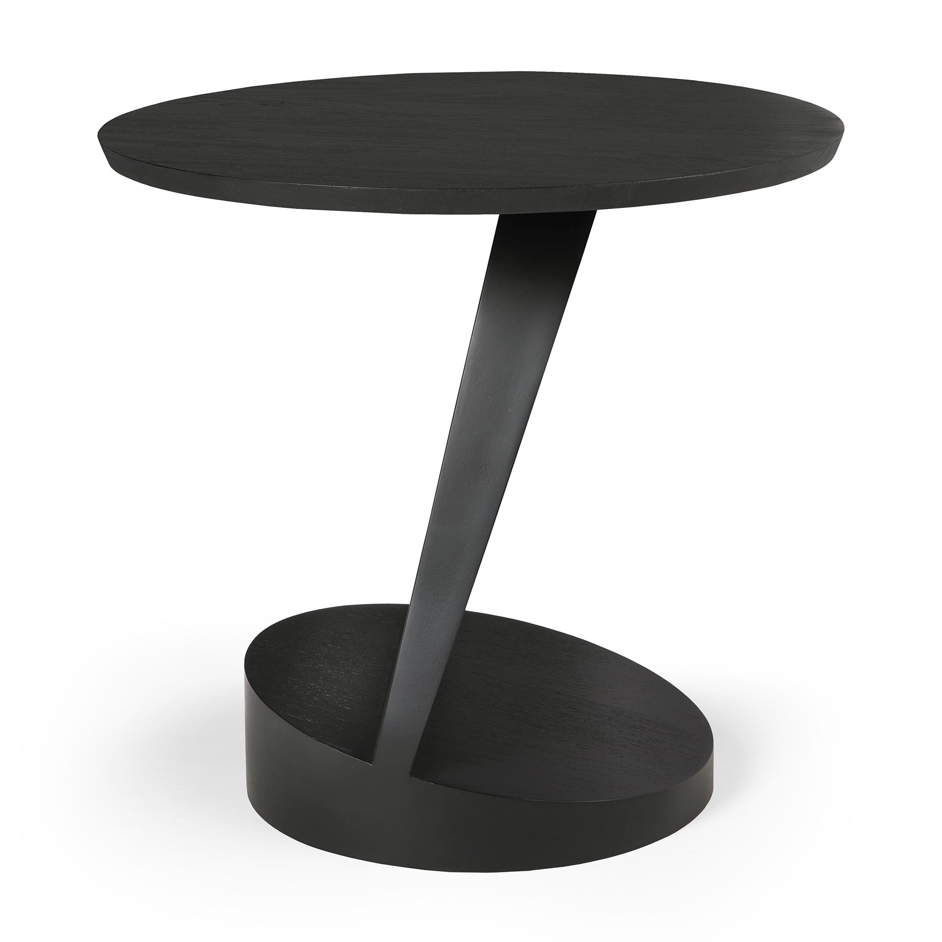 Teak-Oblic-black-side-table-front-cut-Goode-Studio