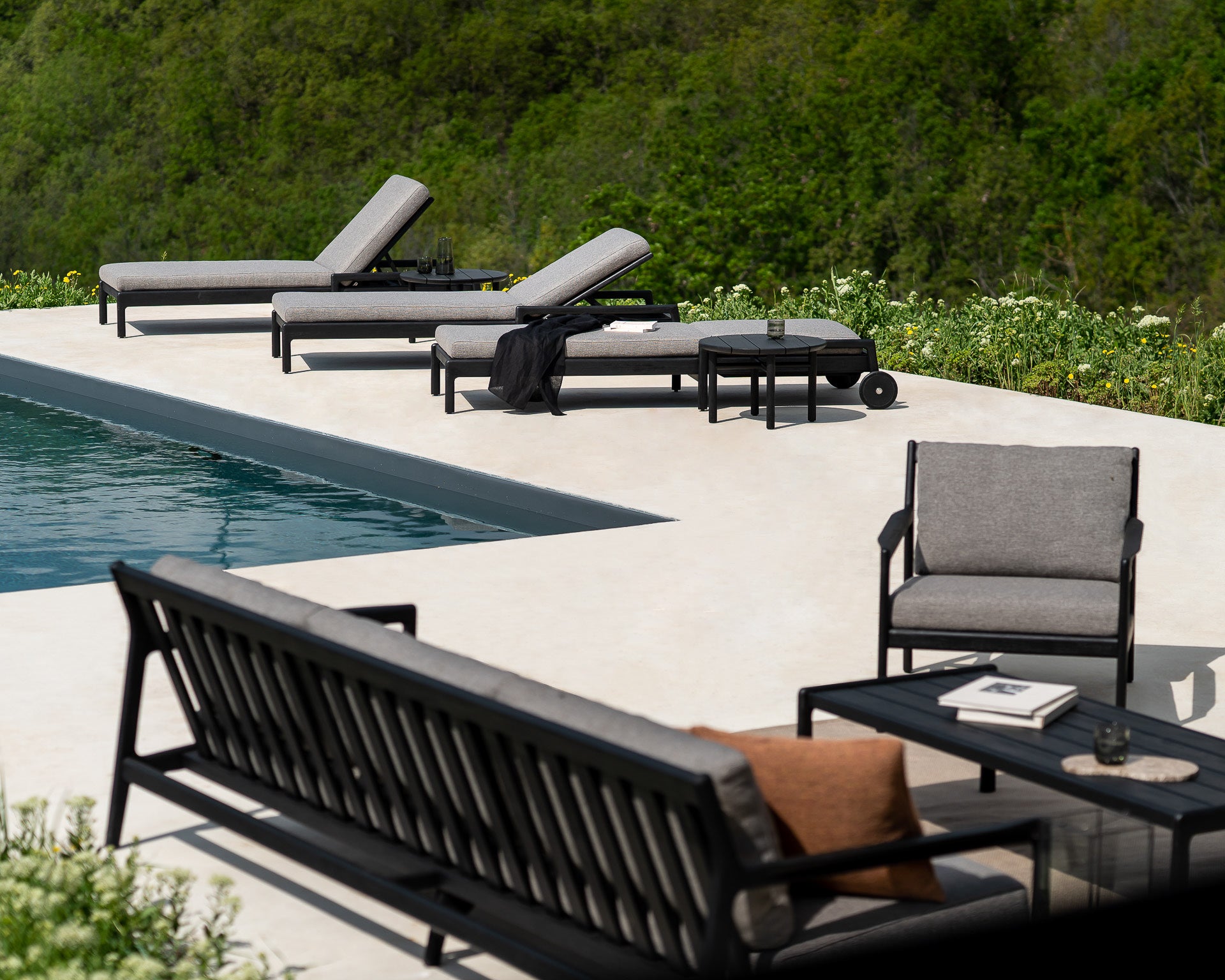 Quatro Outdoor Coffee Table - Small - Goode Studio