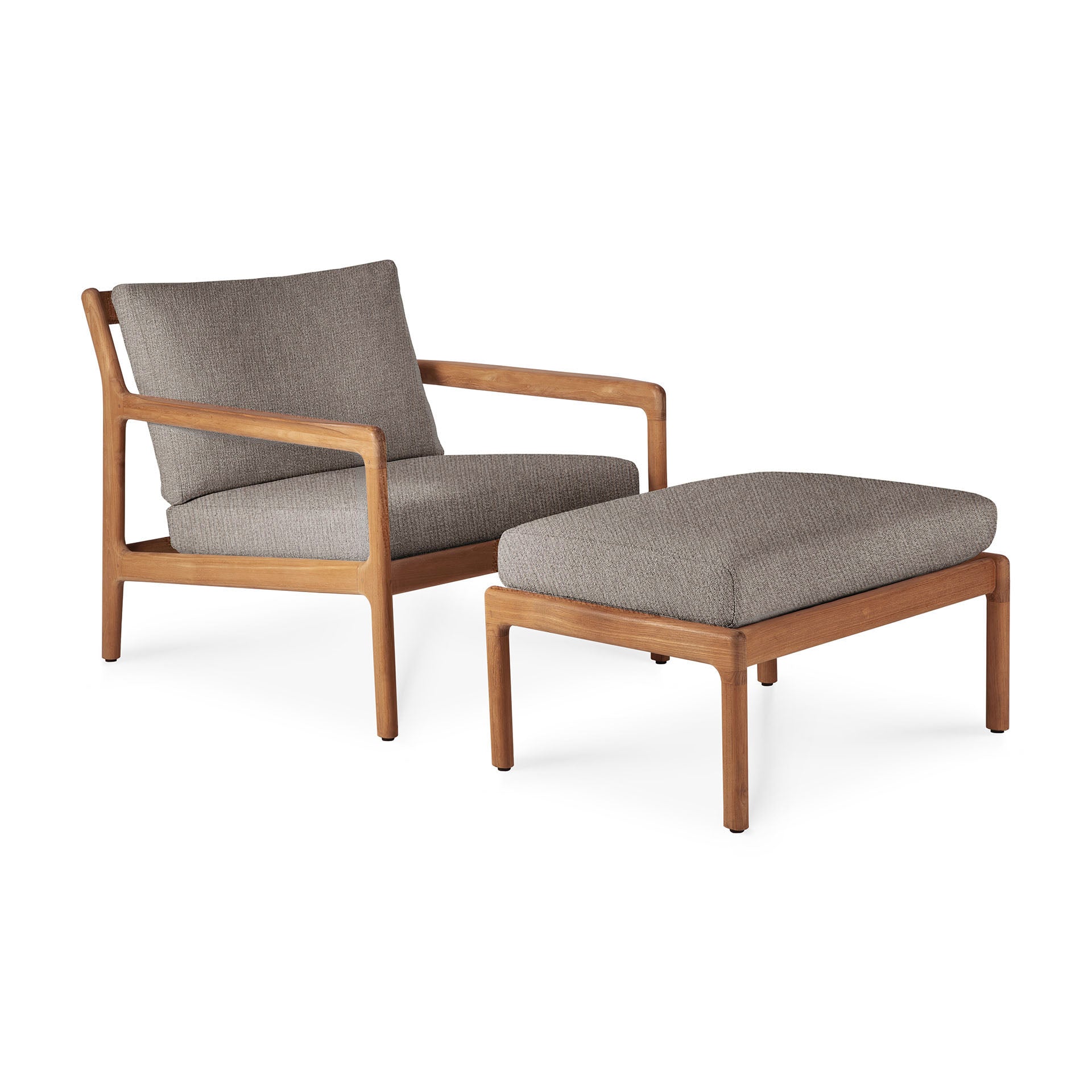 Jack Outdoor Footstool - Teak - Goode Studio