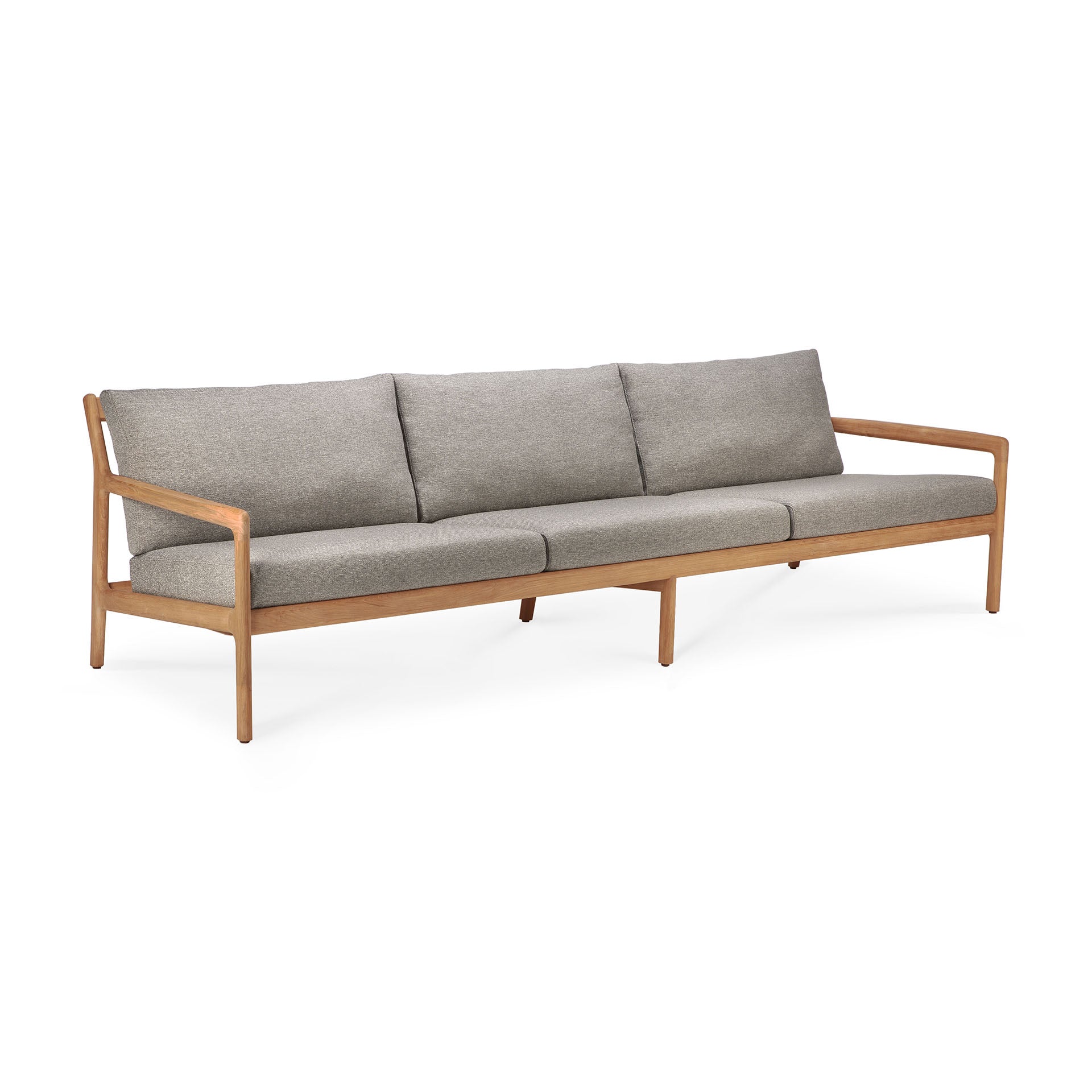 Jack 3 Seater Outdoor Sofa, Teak - Goode Studio