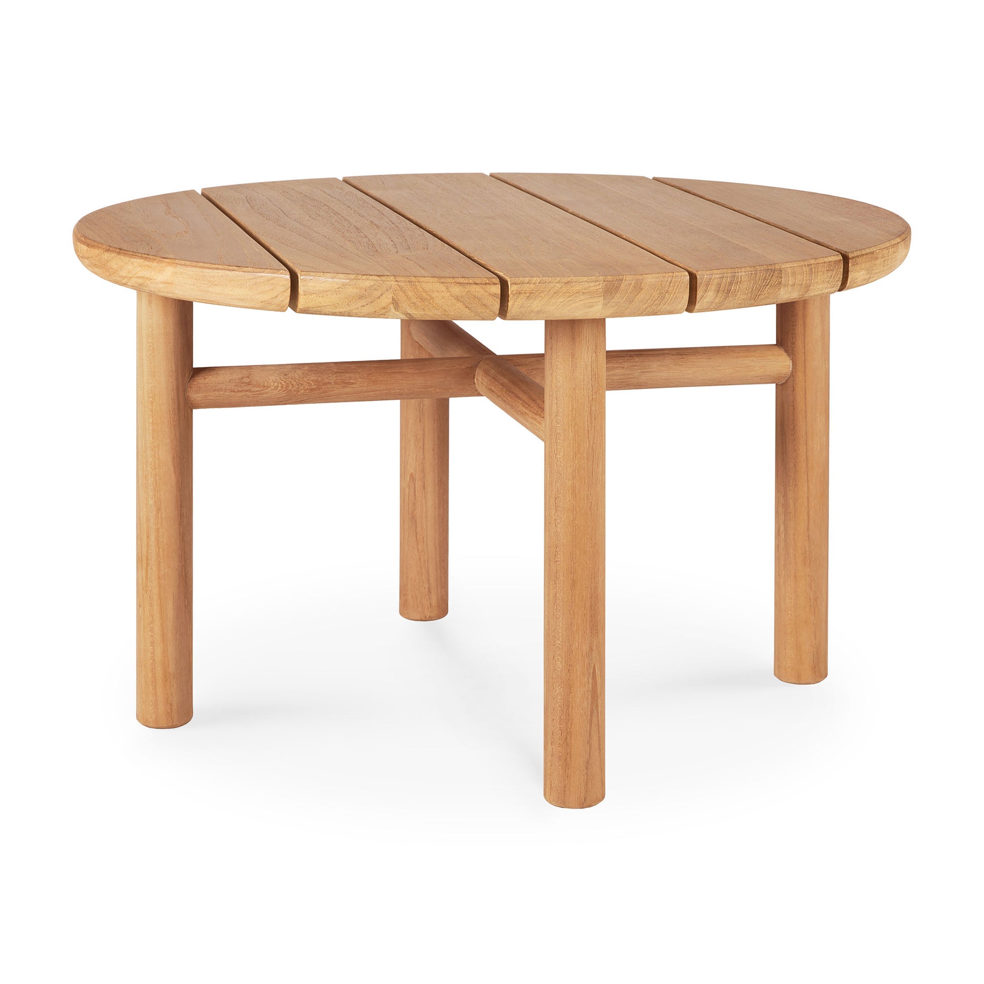 Teak-outdoor-Quatro-side-table-profile-cut-Goode-Studio