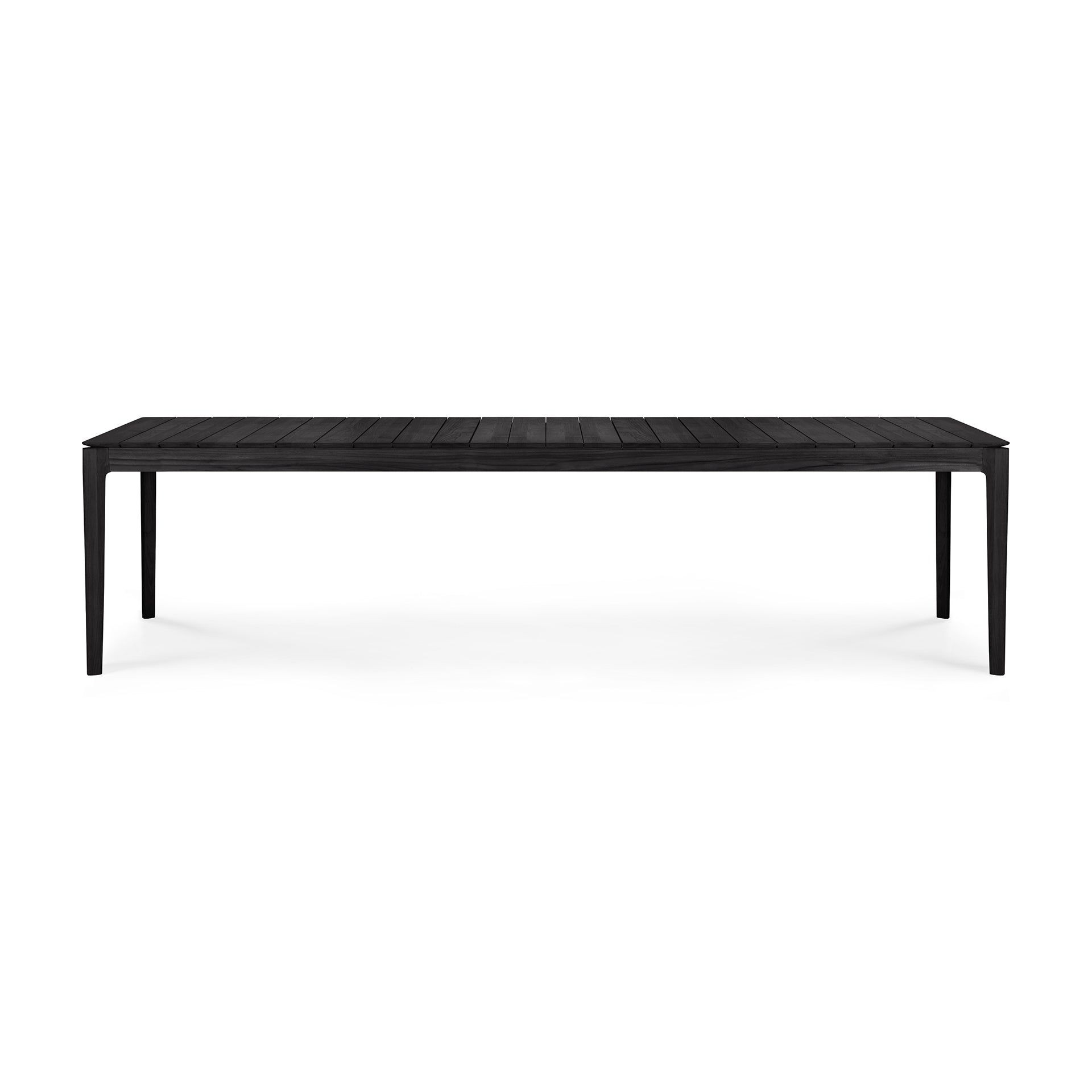 Bok Outdoor Dining Table, Teak Black - Goode Studio