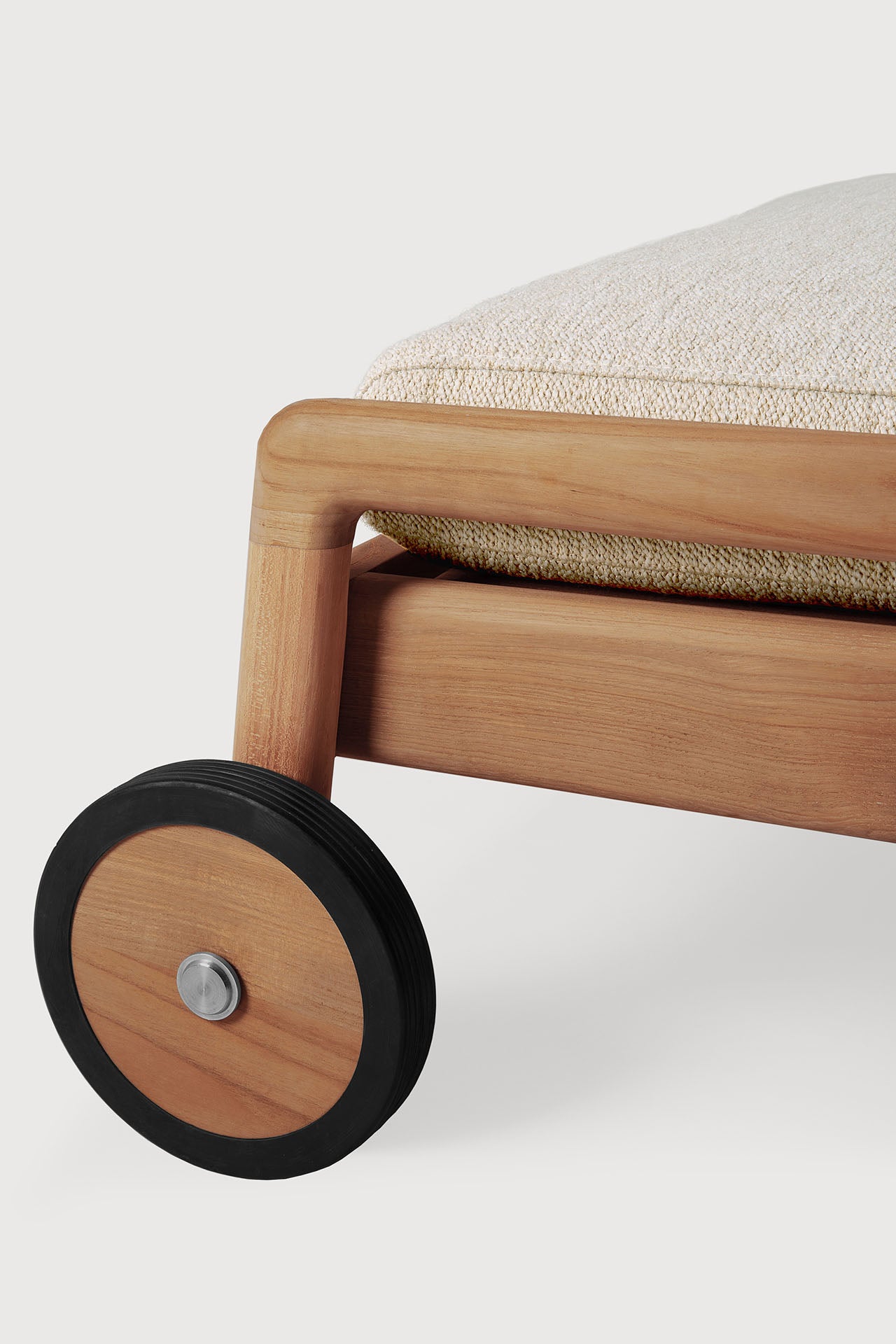 Jack Outdoor Adjustable Lounger Frame - Teak - Goode Studio