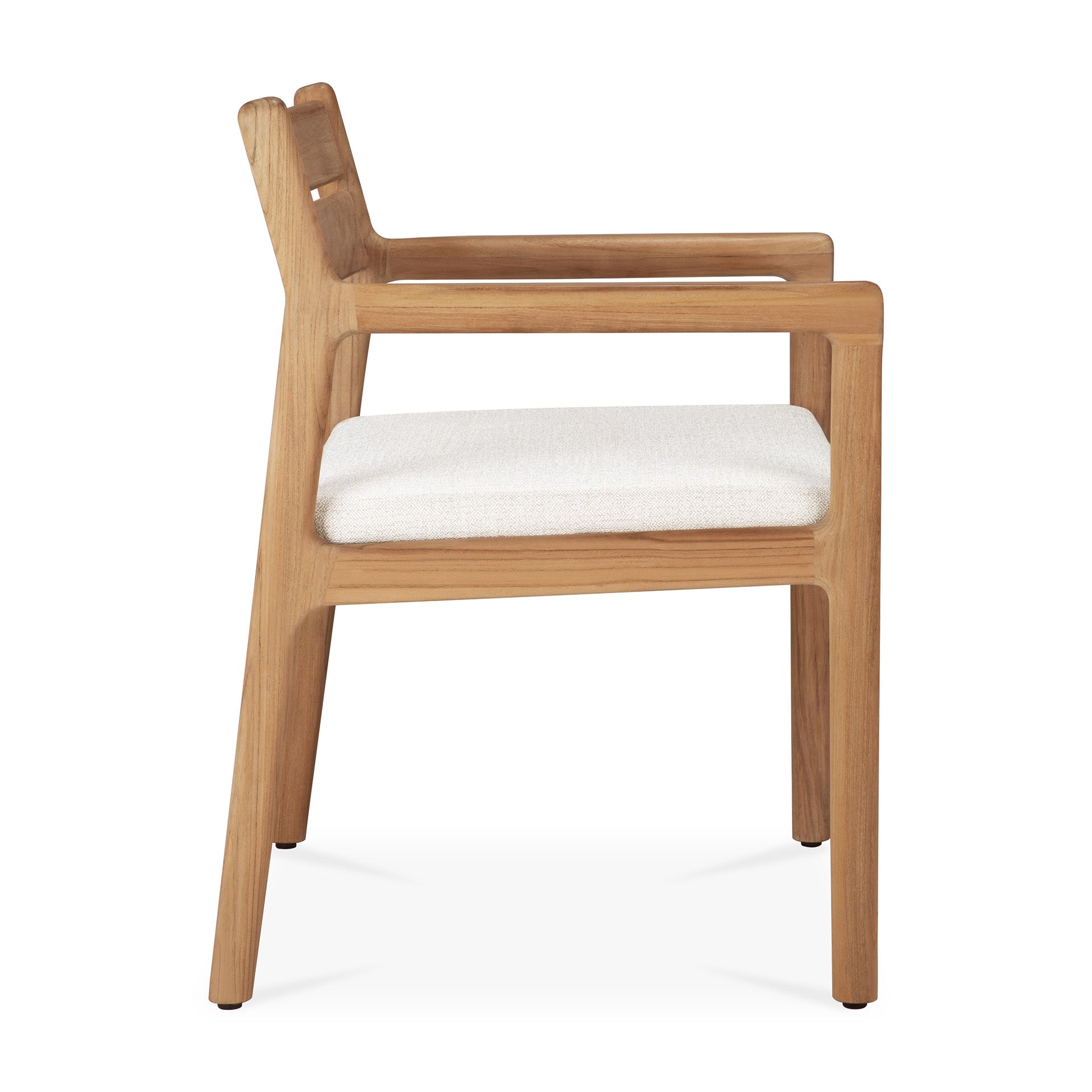Jack-outdoor-armchair-teak-Off-White-fabric-profile-cut-Goode-Studio