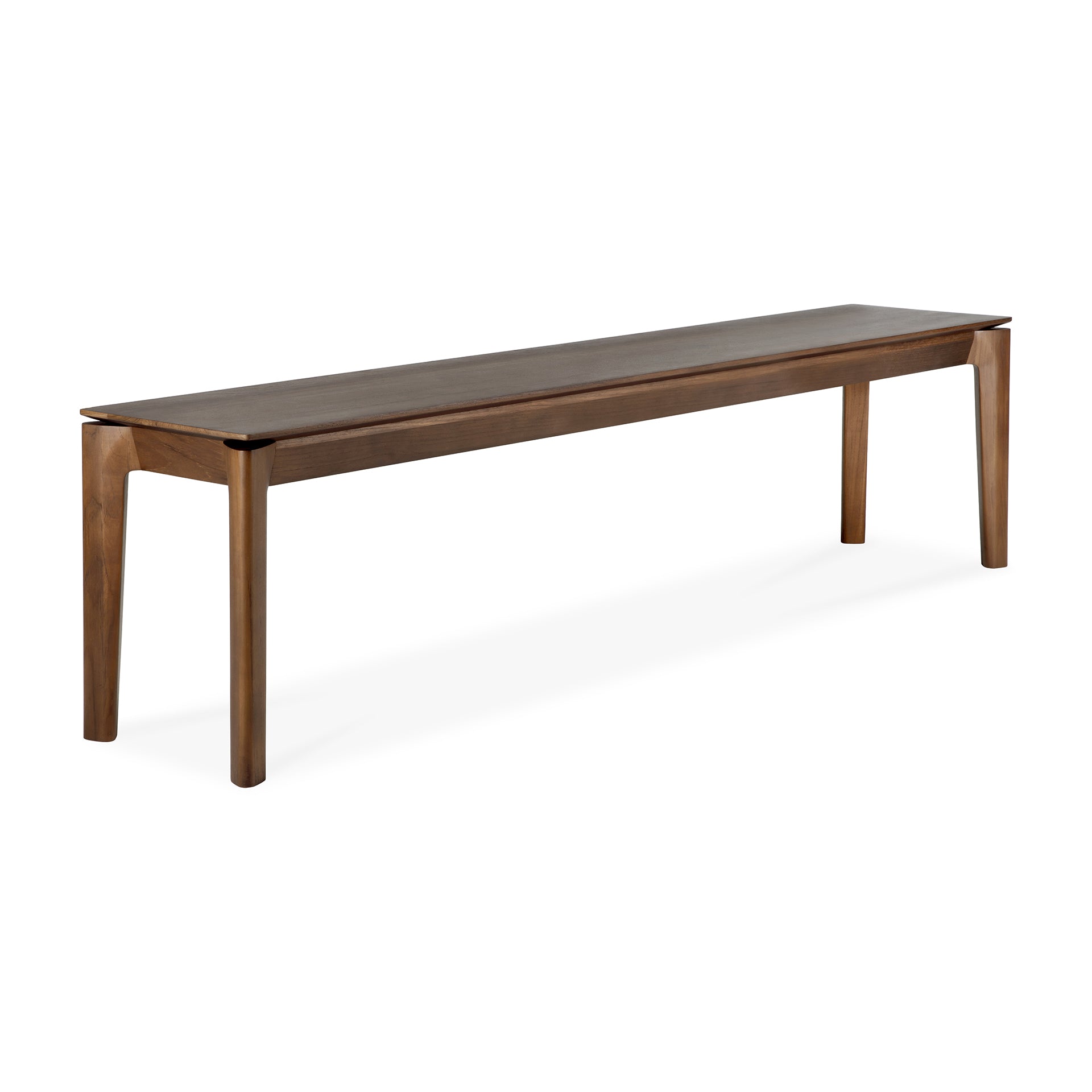 Bok-bench-varnished-teak-brown-side-cut-Goode-Studio