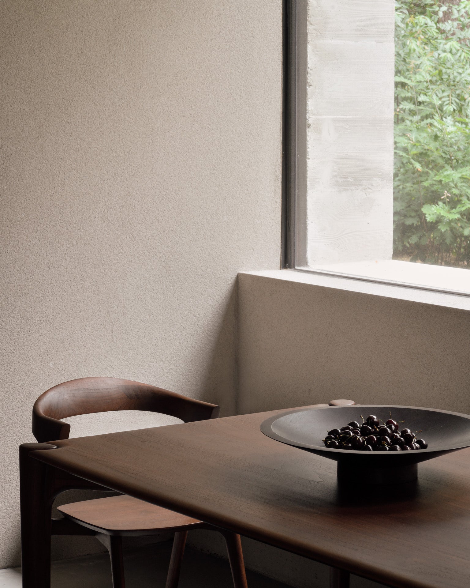 PI-dining-table-teak-brown-bok-dining-chair-teak-brown-satellite-bowl-mahogany-dark-brown-Goode-Studio