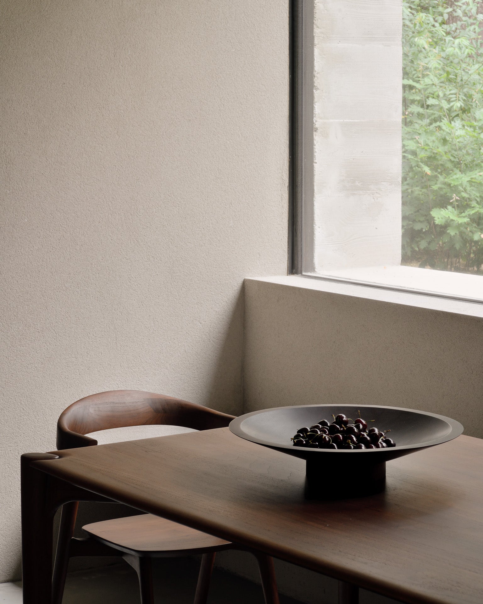PI-dining-table-teak-brown-bok-dining-chair-teak-brown-satellite-bowl-mahogany-dark-brown-Goode-Studio