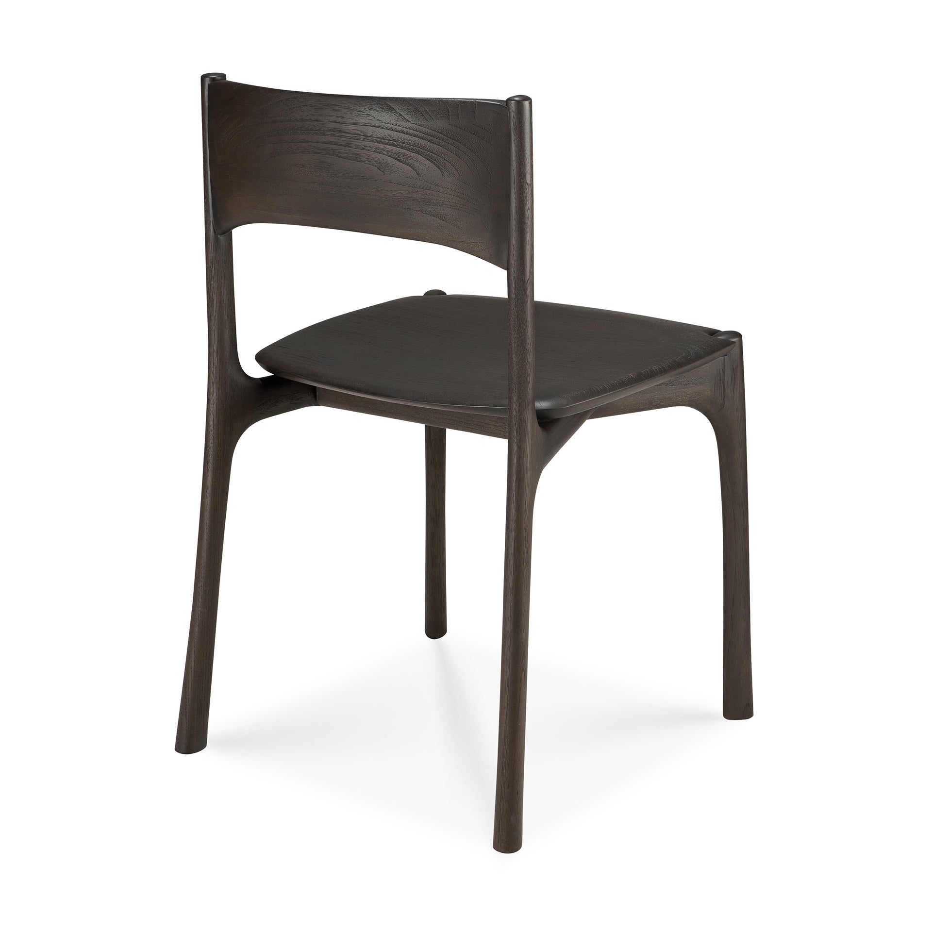 PI Dining Chair, Teak Dark Brown - Goode Studio