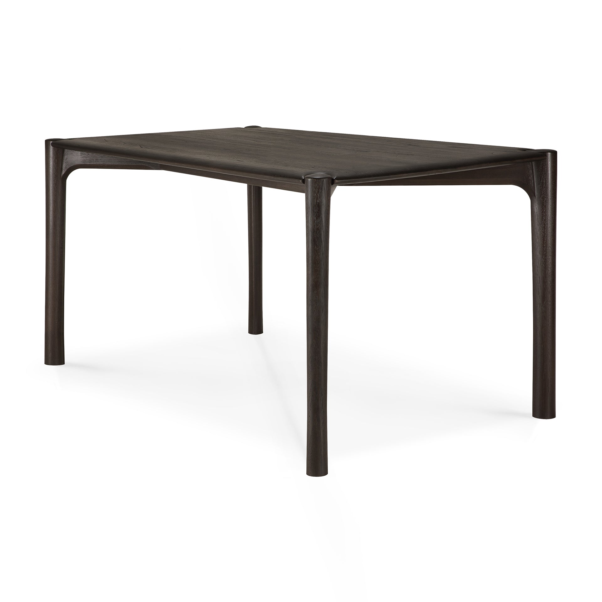 PI Dining Table, Teak Dark Brown - Goode Studio
