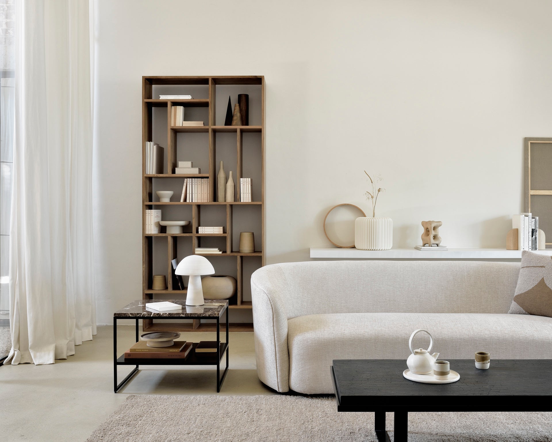 M-rack-Ellipse-oat-Stone-st-emperador-Stability-ct-Sculpture-organic-PI-Bookend-sycamo-Goode-Studio