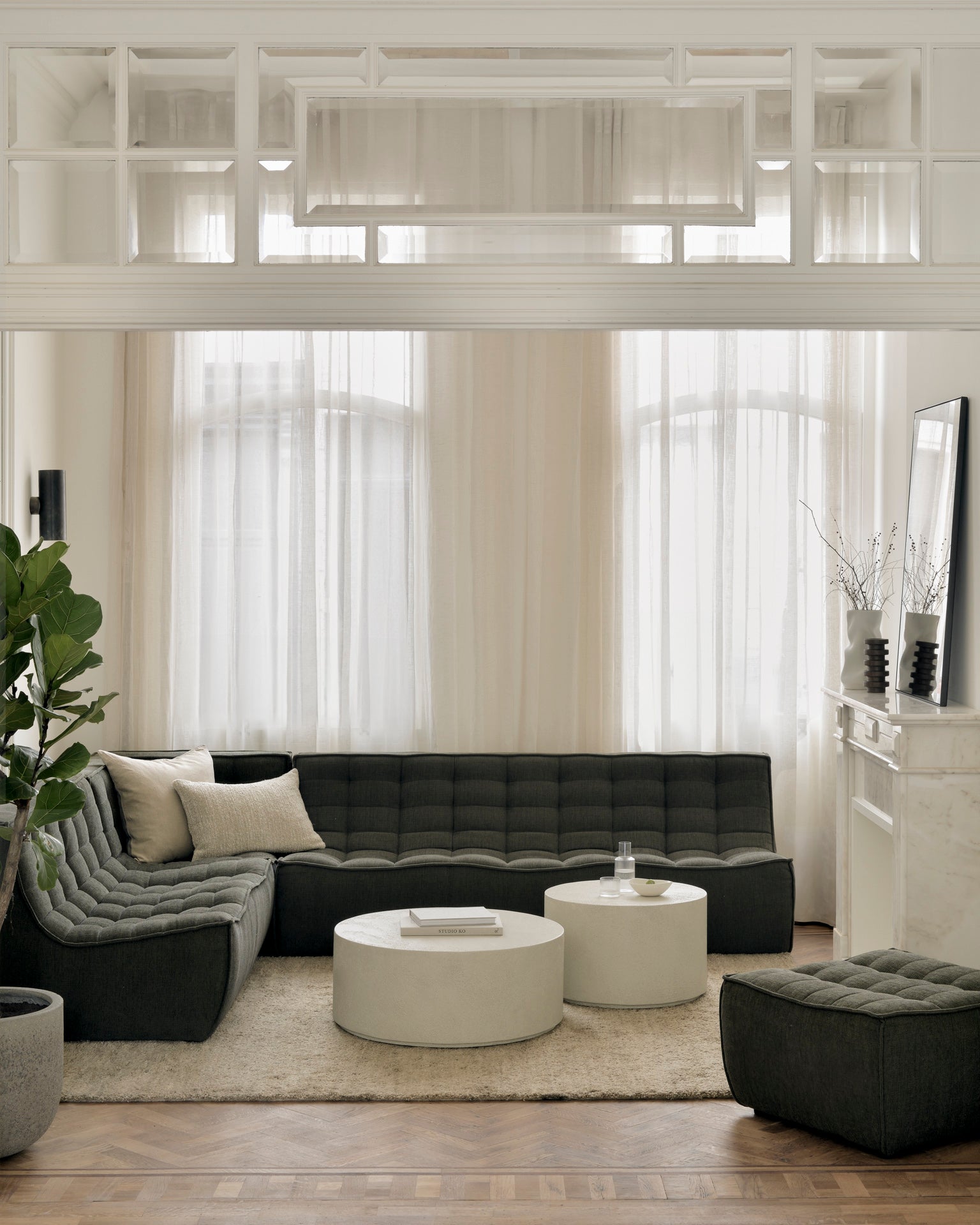 N701-Moss-Eco-Elements-coffee-table-Aged-mirror-Goode-Studio