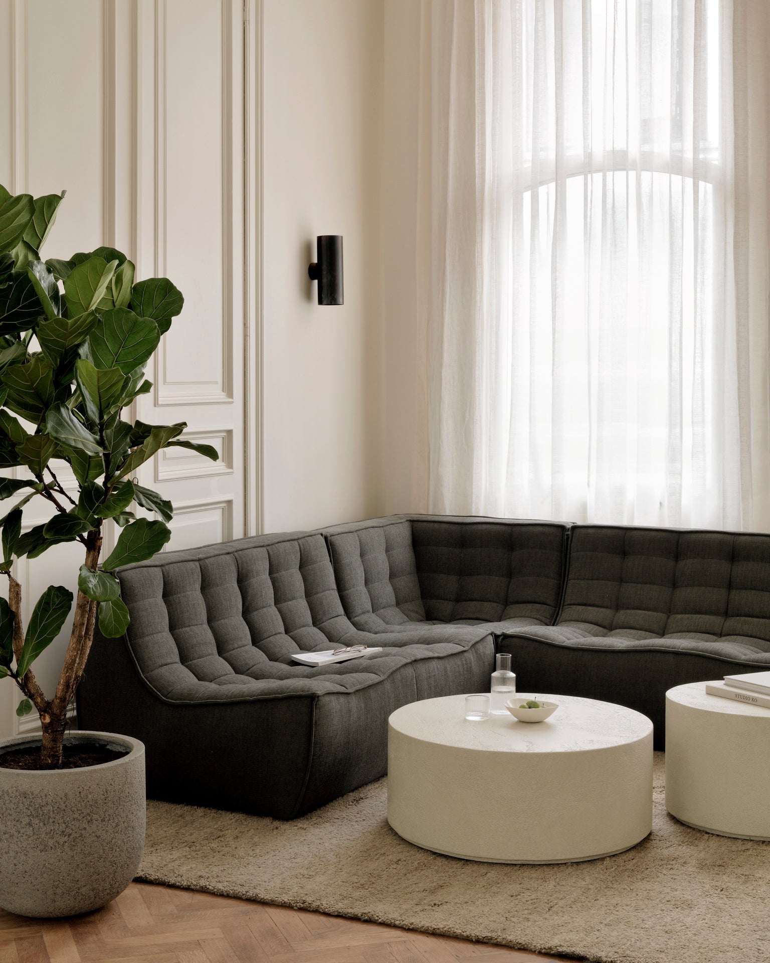 N701-Moss-Eco-Elements-coffee-table-Dunes-rug-Goode-Studio