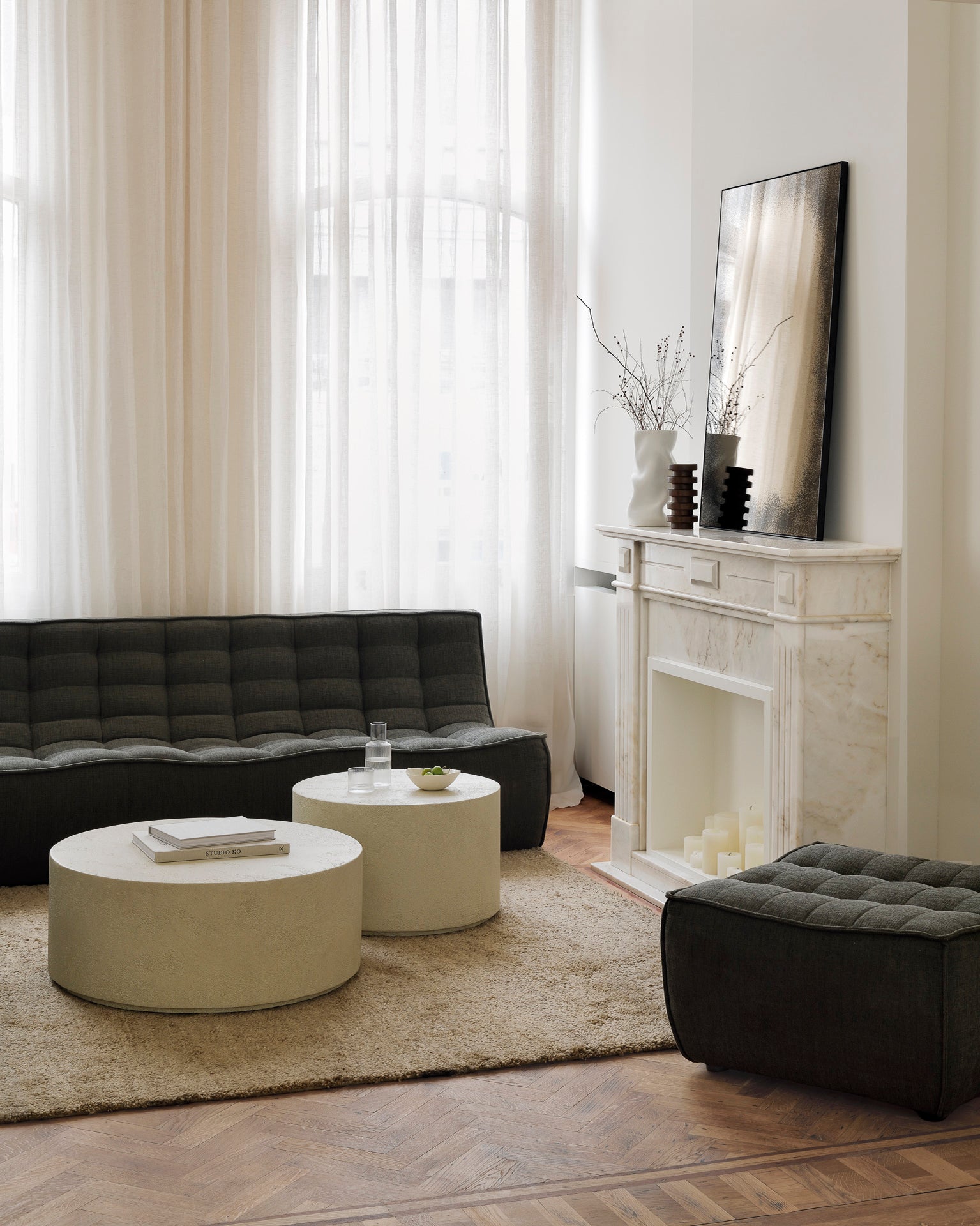 Aged Wall Mirror - Bronze - Goode Studio