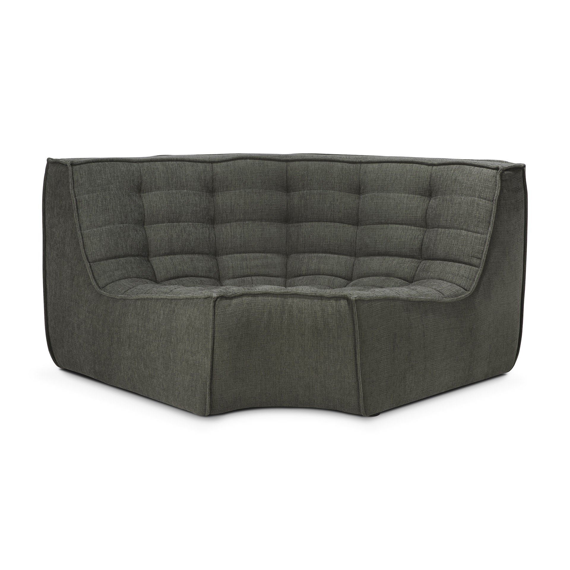 Sofa-N701-round-corner-Moss-Eco-fabric-front-cut-Goode-Studio