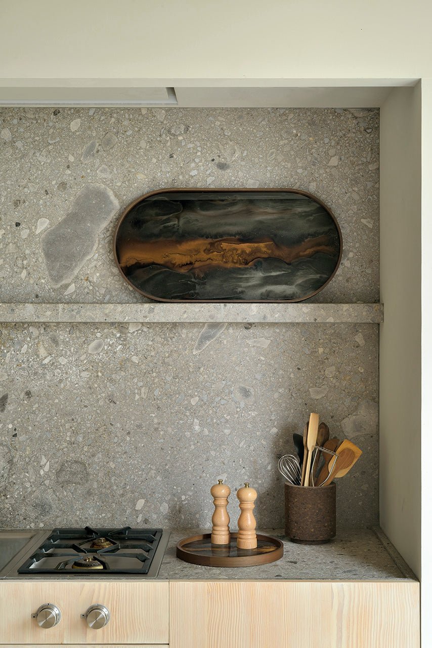 Oblong Organic Tray - Bronze - Goode Studio