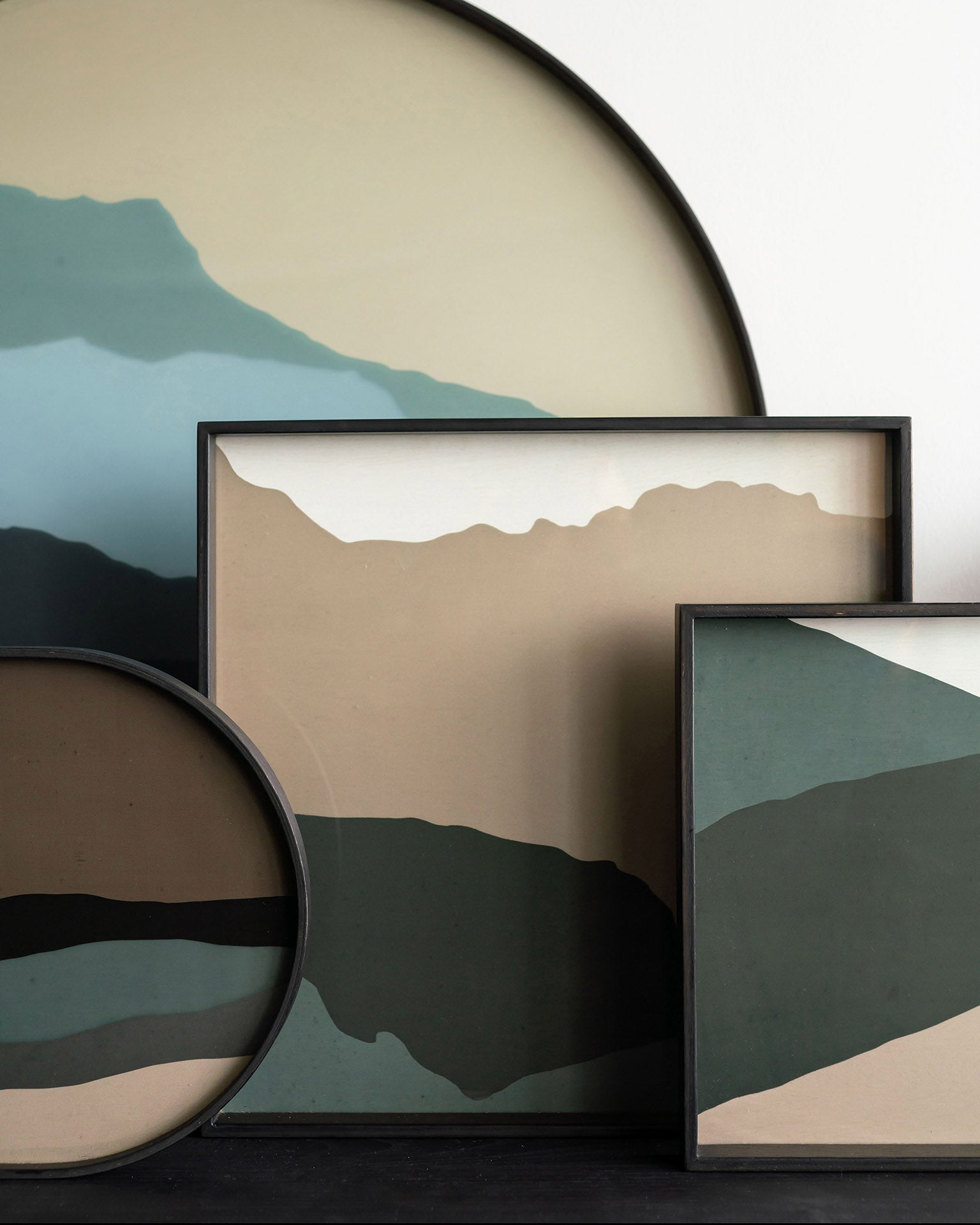 Graphite-Wabi-Sabi-glass-tray-Blue-Wabi-Sabi-glass-tray-square-Cream-Wabi-Sabi-glass-tray-square-Graphite-Wabi-Sabi-glass-tray-oblong-Goode-Studio