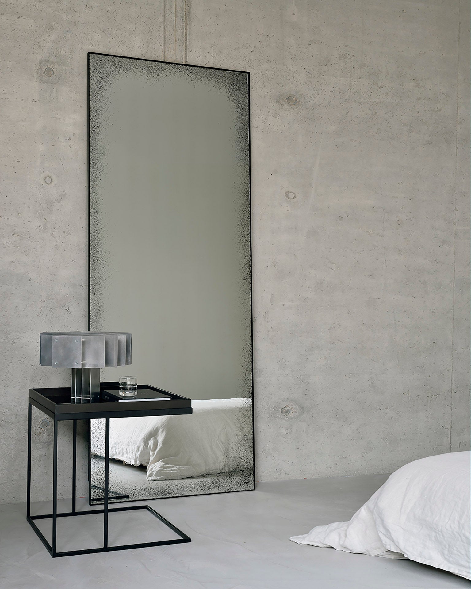 Aged Floor Mirror - Clear - Goode Studio