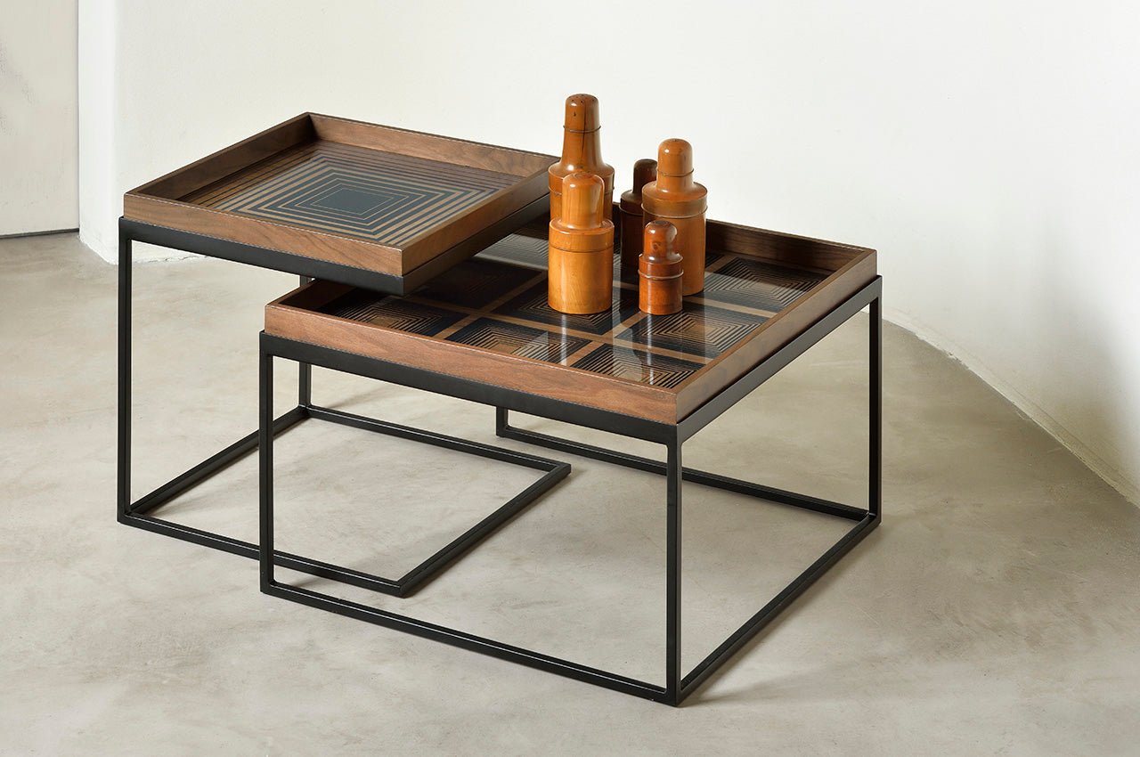 Tray Coffee Table Set - Square - Goode Studio