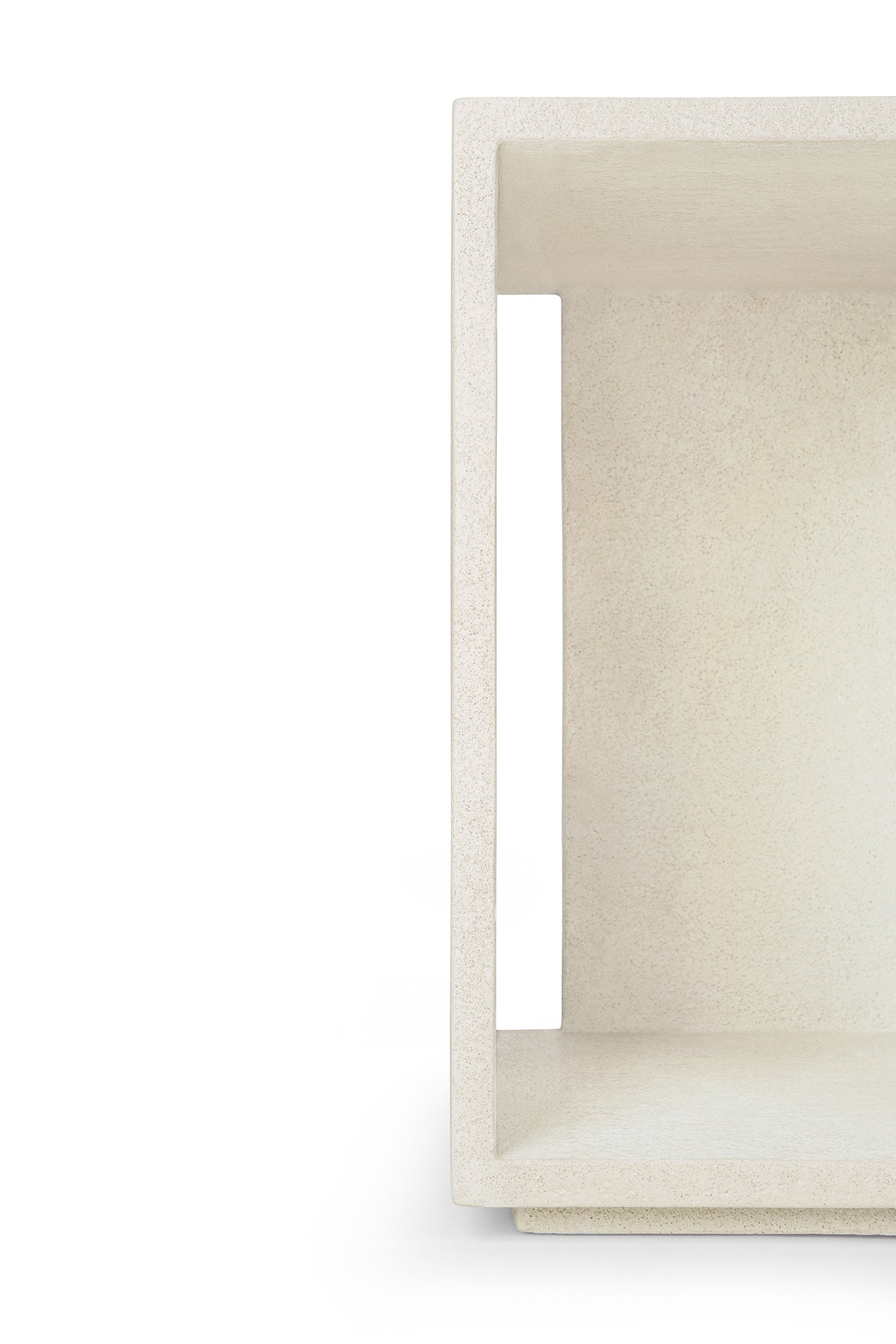 Elements-bedside-table-varnished-microcement-Off-White-cut-Goode-Studio