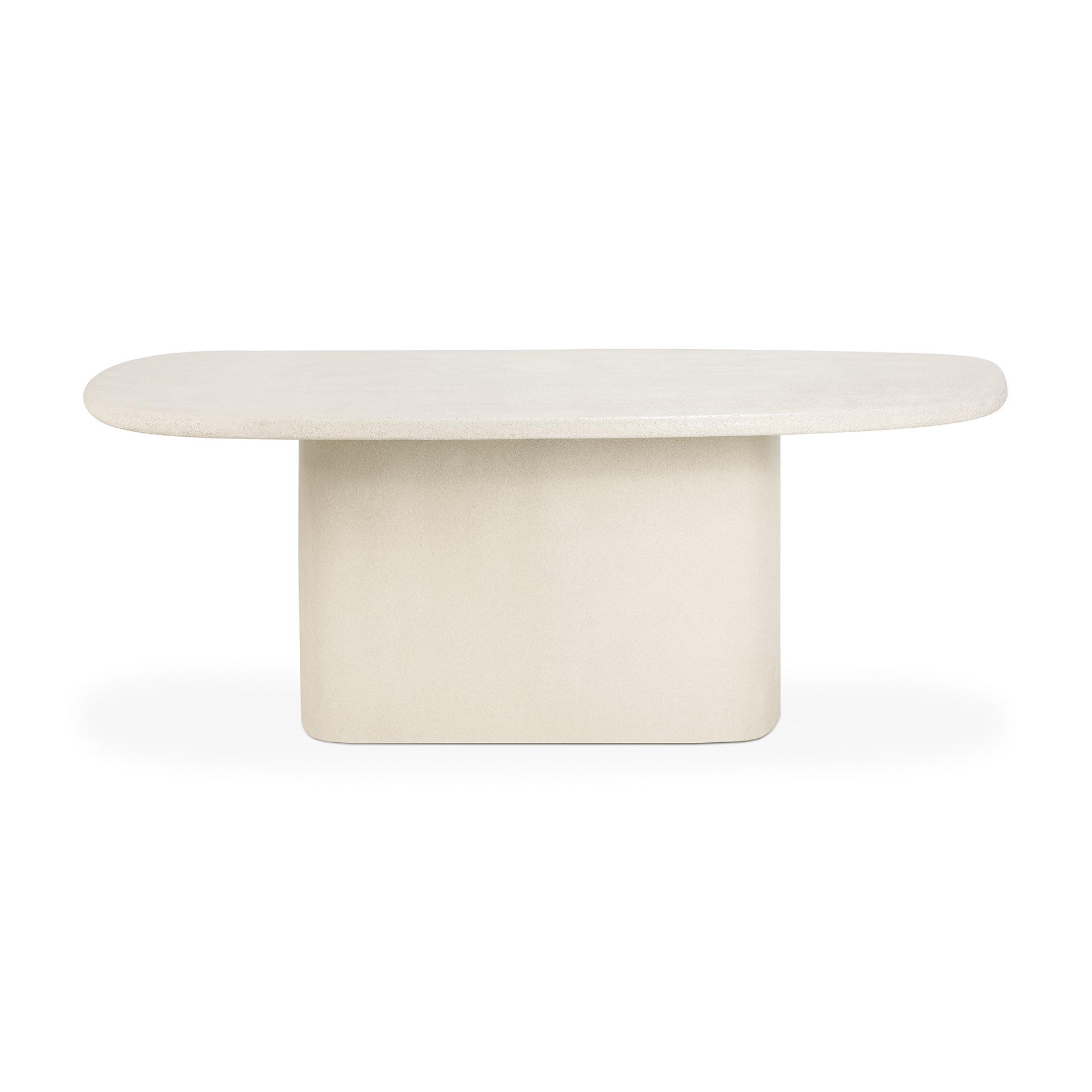 Elements-dining-table-microcement-Off-White-pebble-front-cut-Goode-Studio