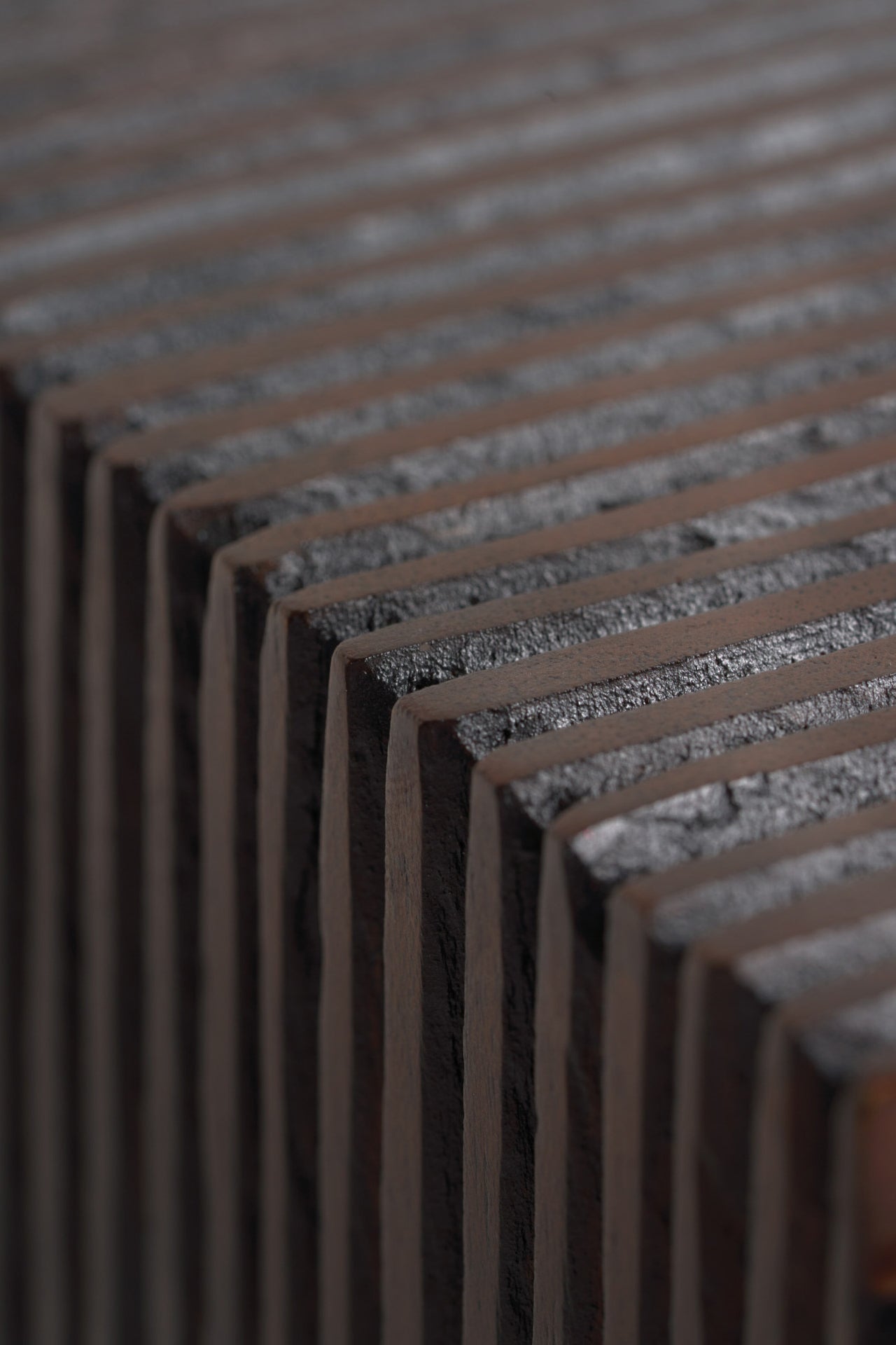 Grooves-Book-Ends-Sets-Dark-Brown-Goode-Studio