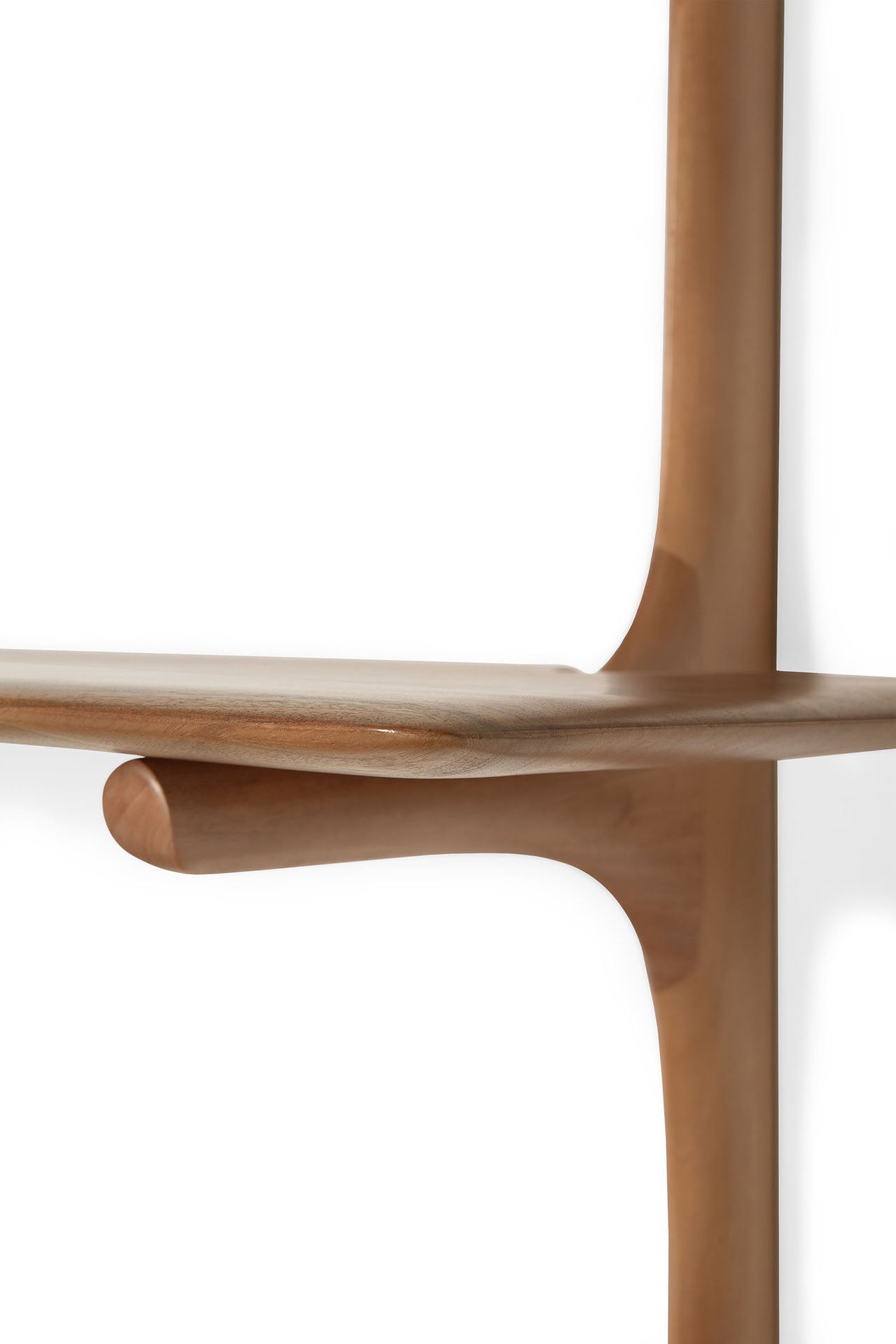 PI Wall Shelf, Mahogany - Goode Studio