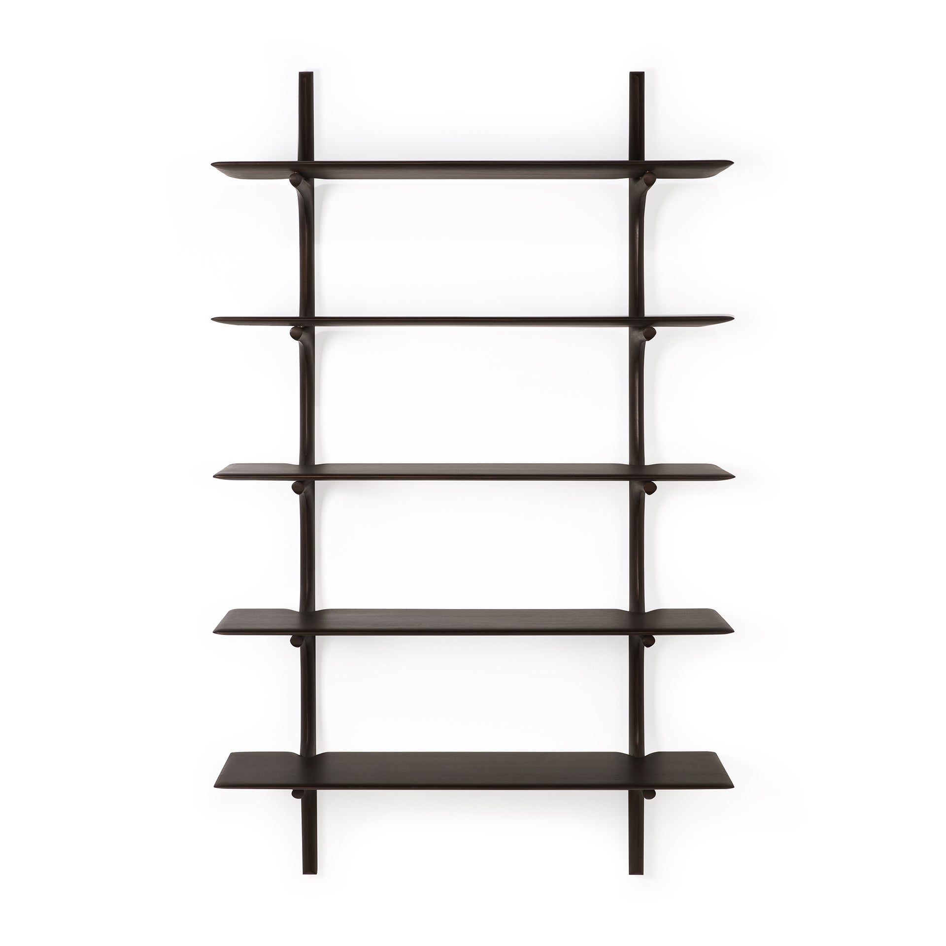 PI Wall Shelf, Mahogany Dark Brown - Goode Studio
