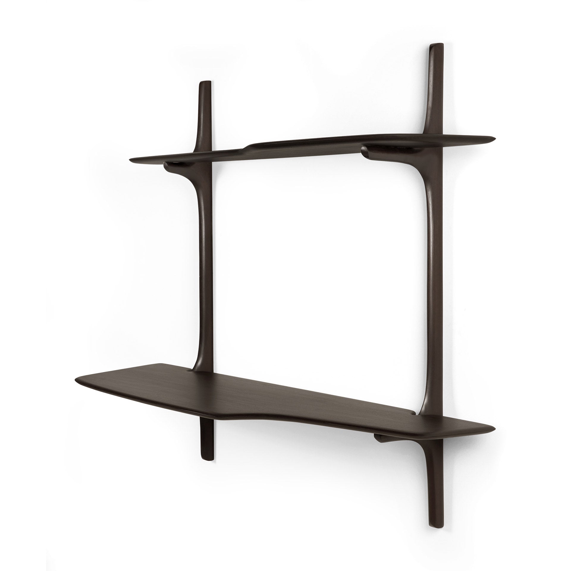 PI-wall-mounted-desk-varnished-mahogany-dark-brown-1-shelf-side-cut-Goode-Studio