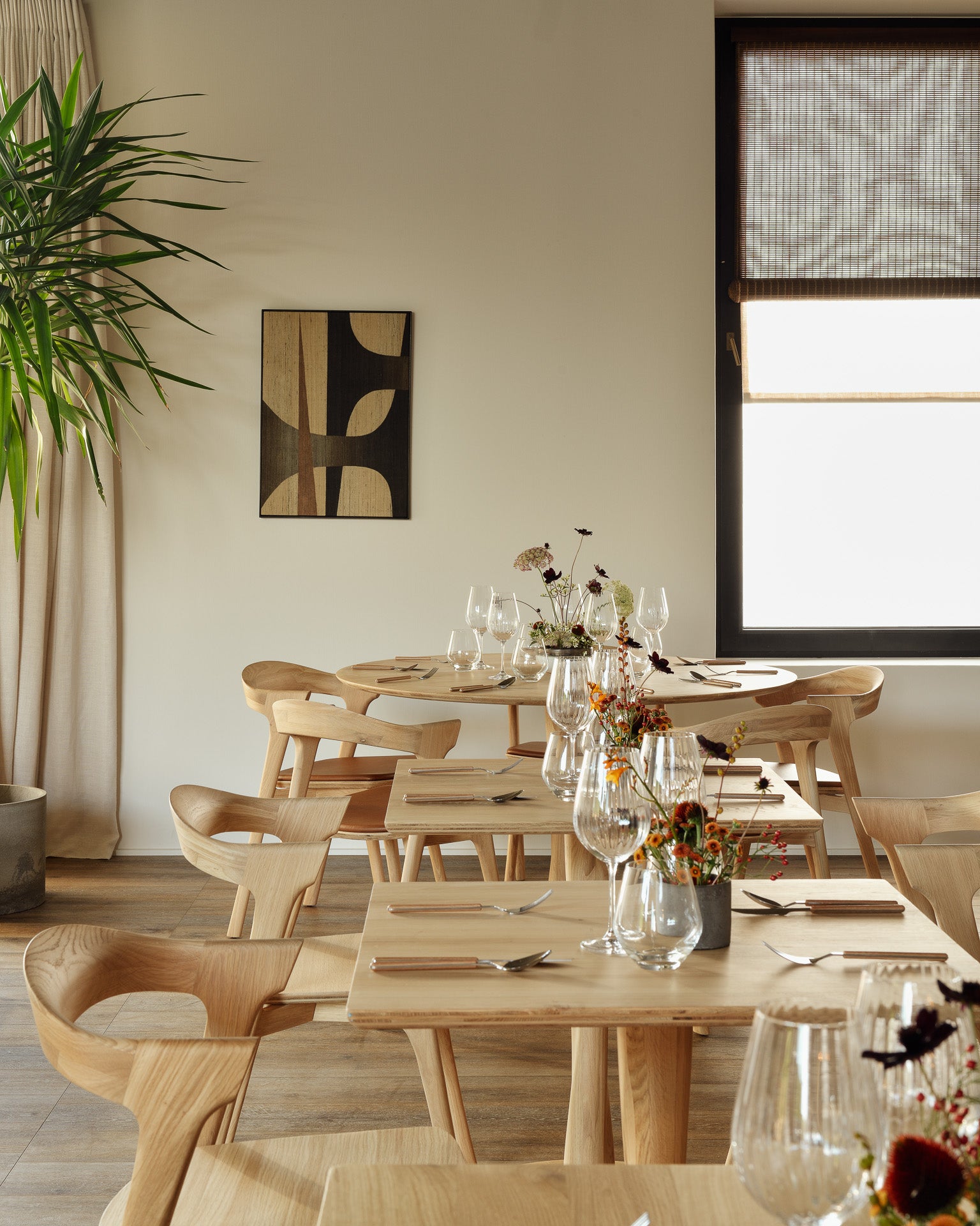 Torsion Dining Table, Oak, Square - Goode Studio