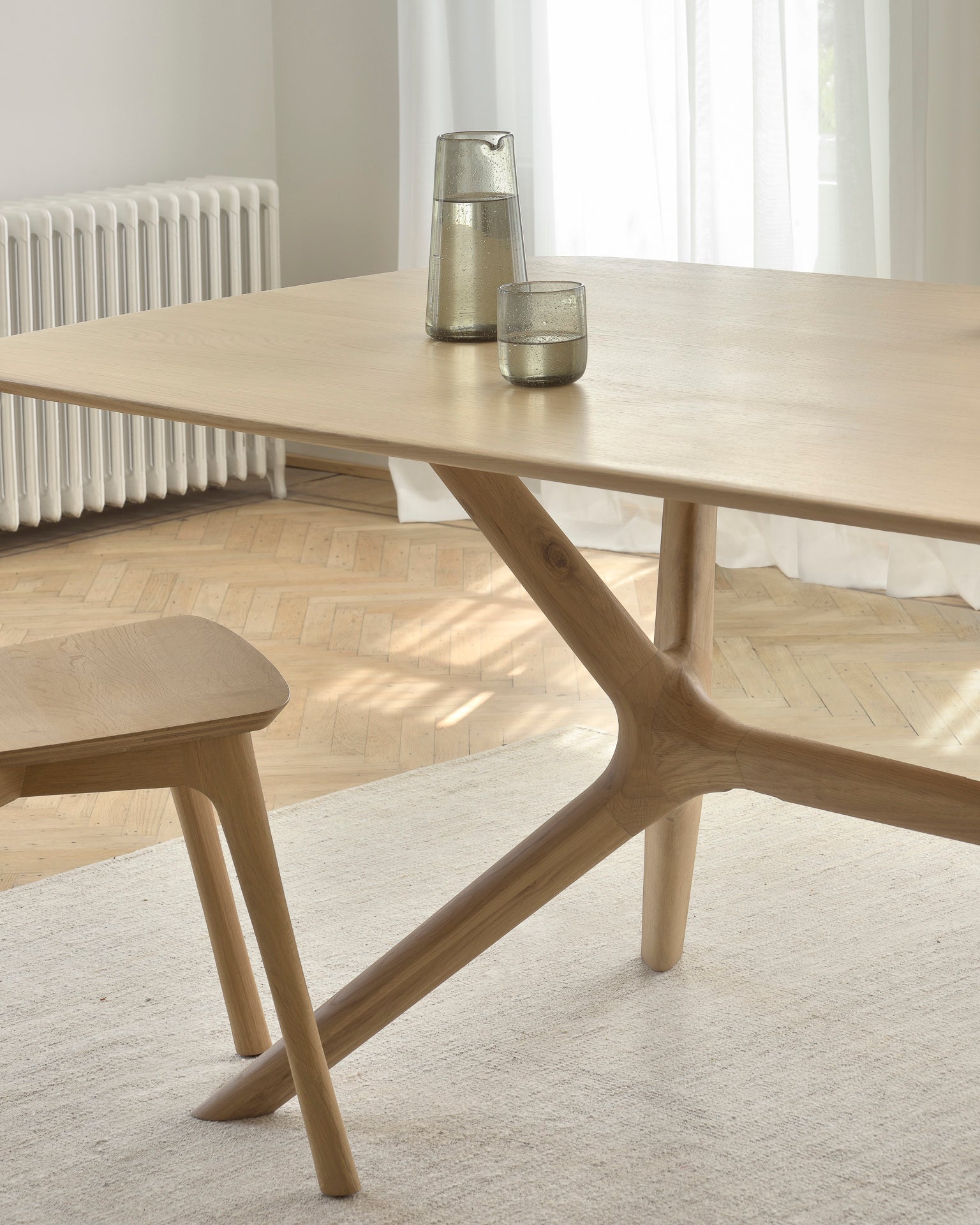 Oak-X-dining-table-Goode-Studio