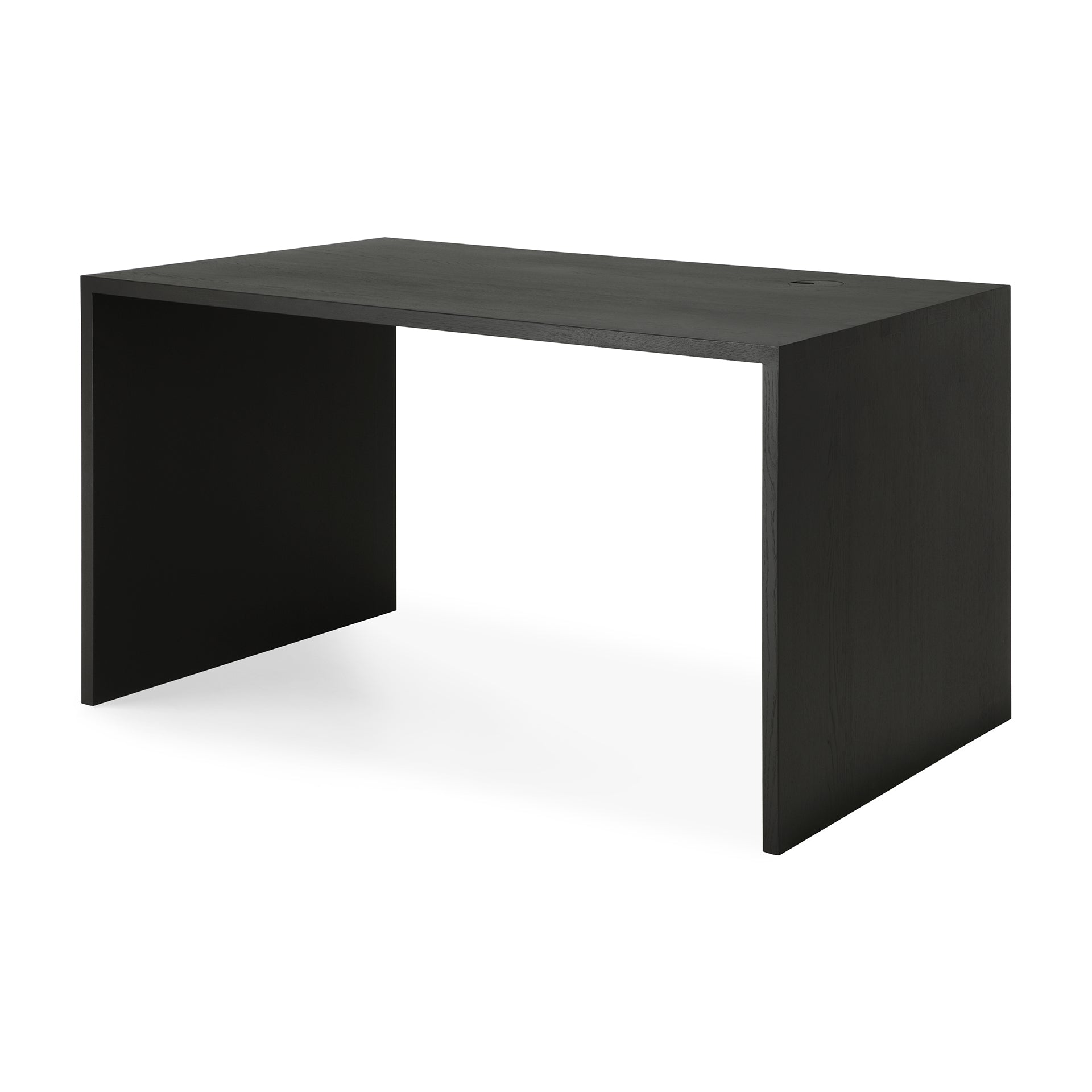 Oak-U-black-desk-varnished-side-cut-Goode-Studio