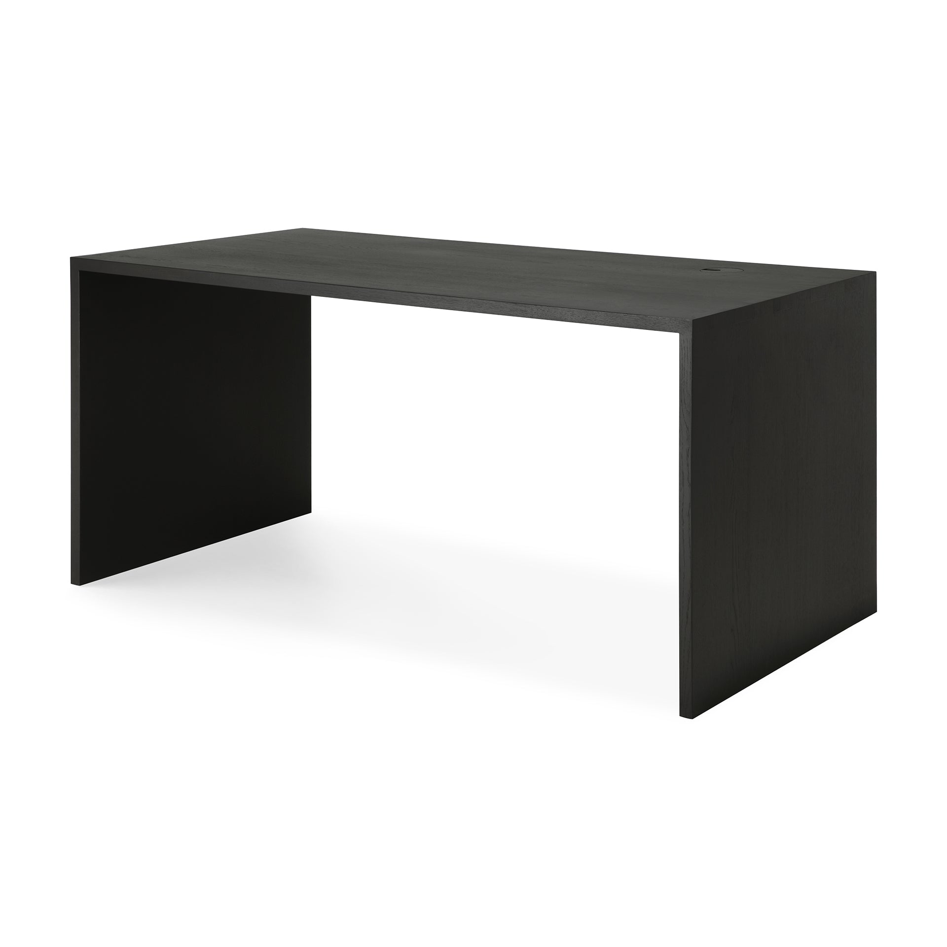 Oak-U-black-desk-varnished-side-cut-Goode-Studio