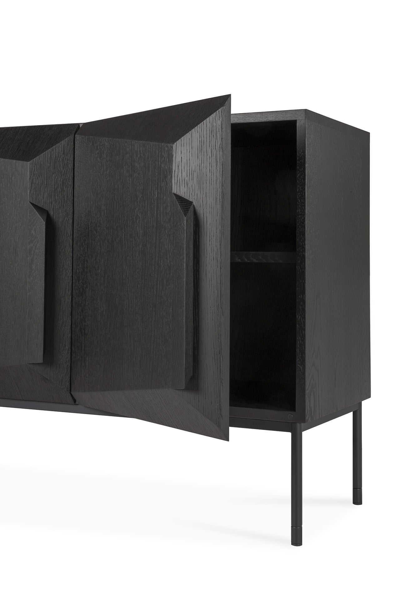 Stairs Sideboard - Oak Black - Goode Studio