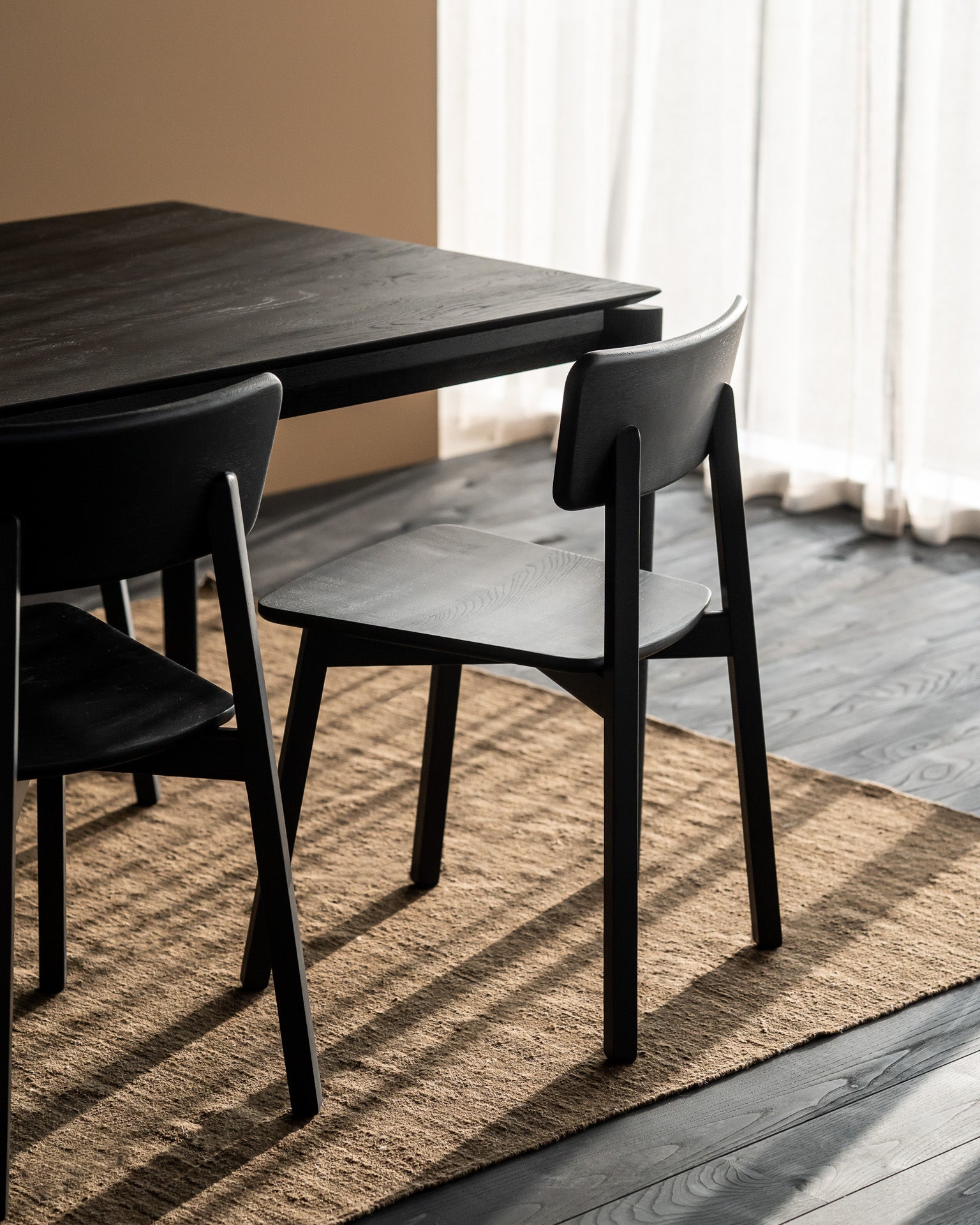 Casale Dining Chair - Oak Black - Goode Studio