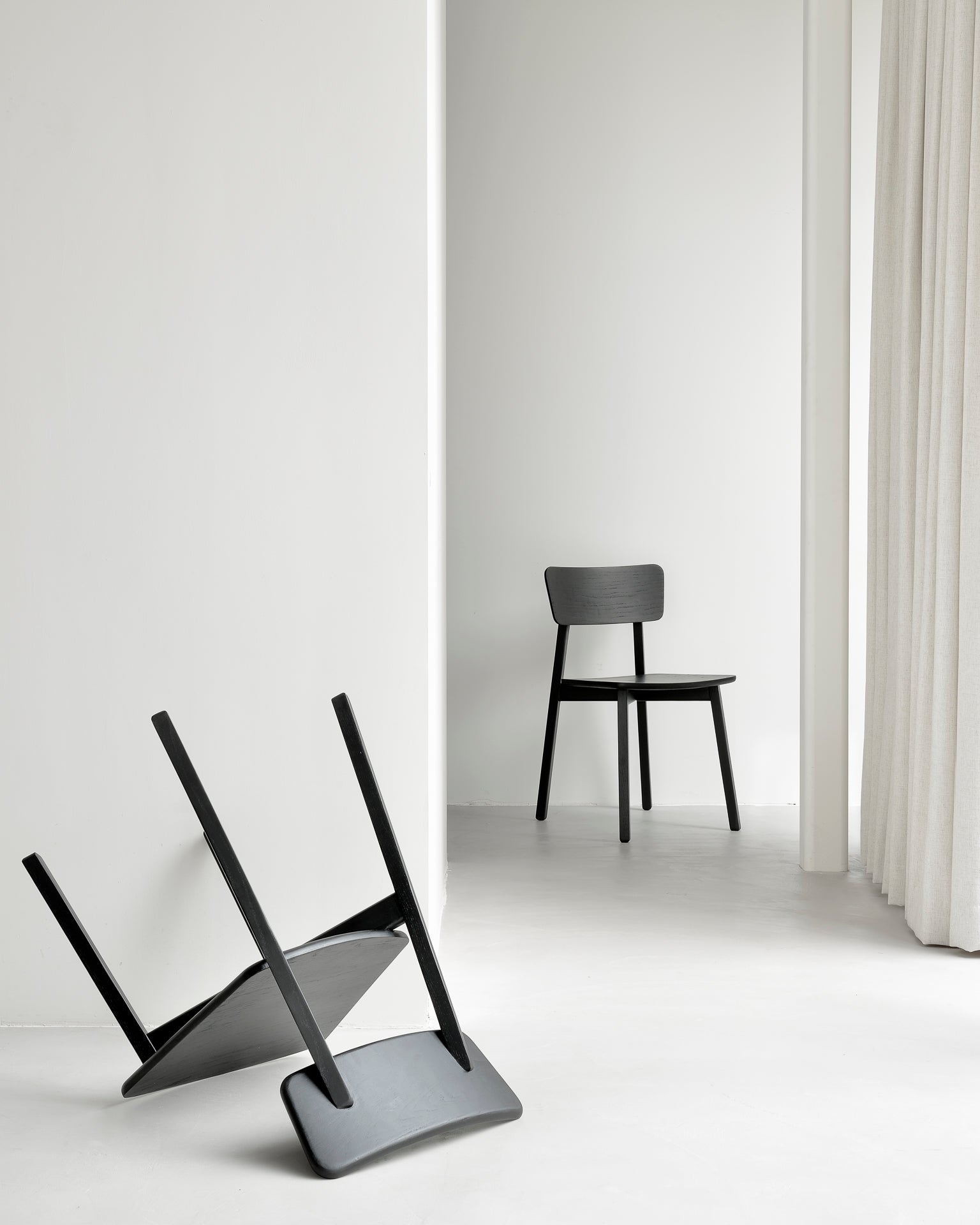 Casale Dining Chair - Oak Black - Goode Studio