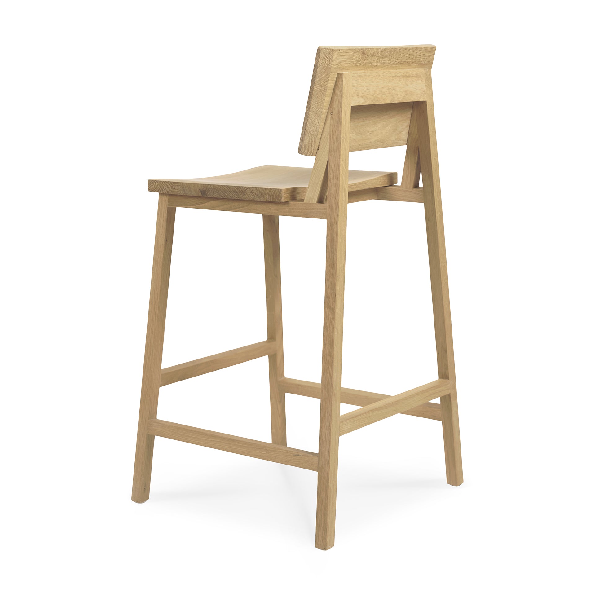 Oak-N3-kitchen-counter-stool-profile-cut-Goode-Studio