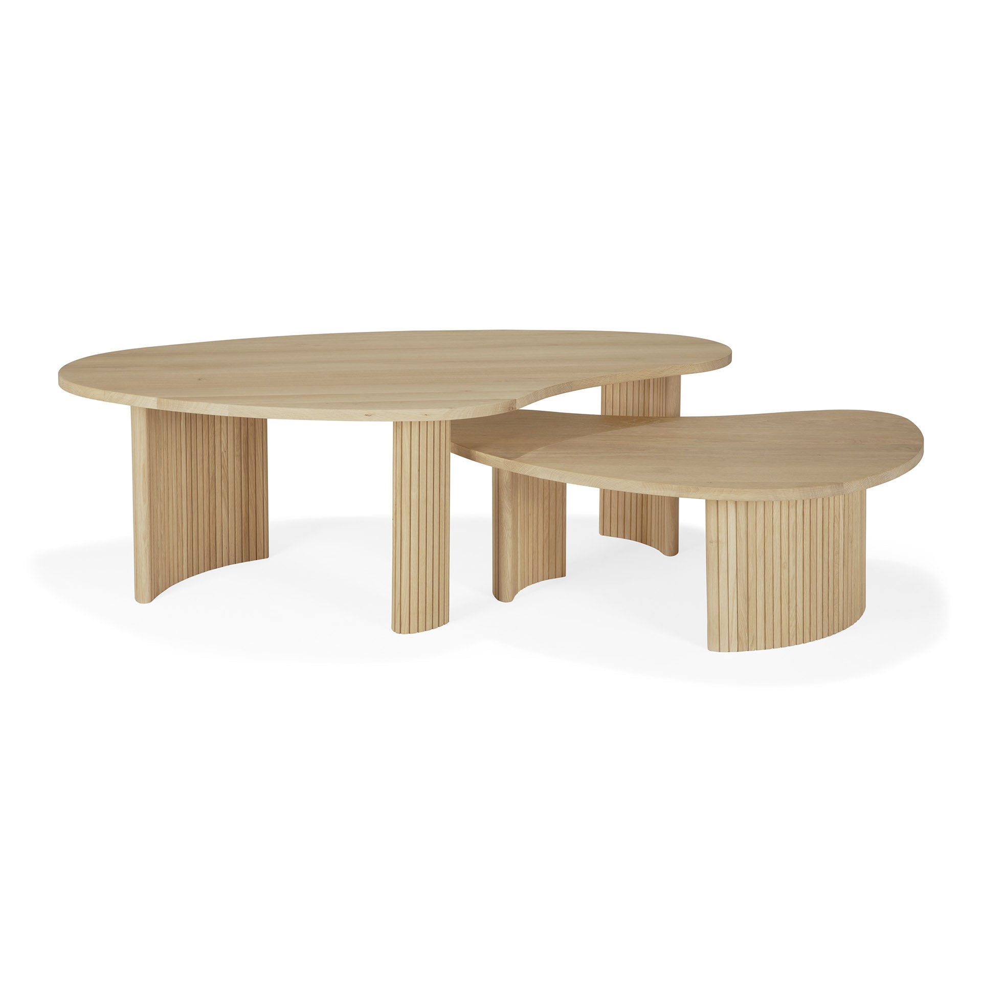 Boomerang-coffee-table-oak-pebble-shape-profile-cut-Goode-Studio