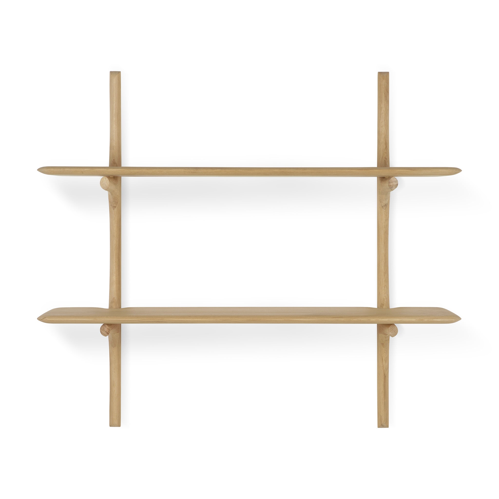 PI-wall-shelf-2-shelves-oak-front-cut-Goode-Studio