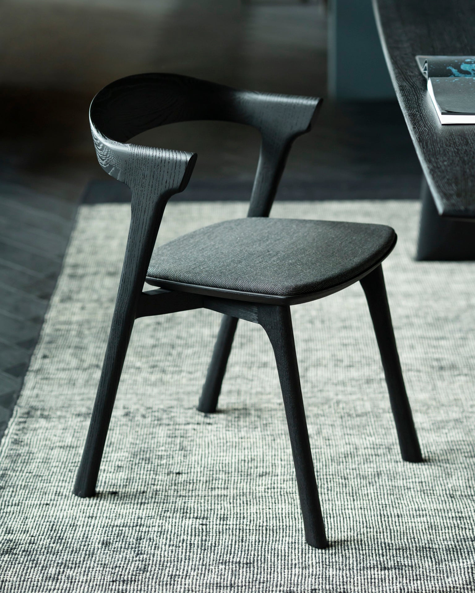 Bok Dining Chair - Oak Black - Goode Studio
