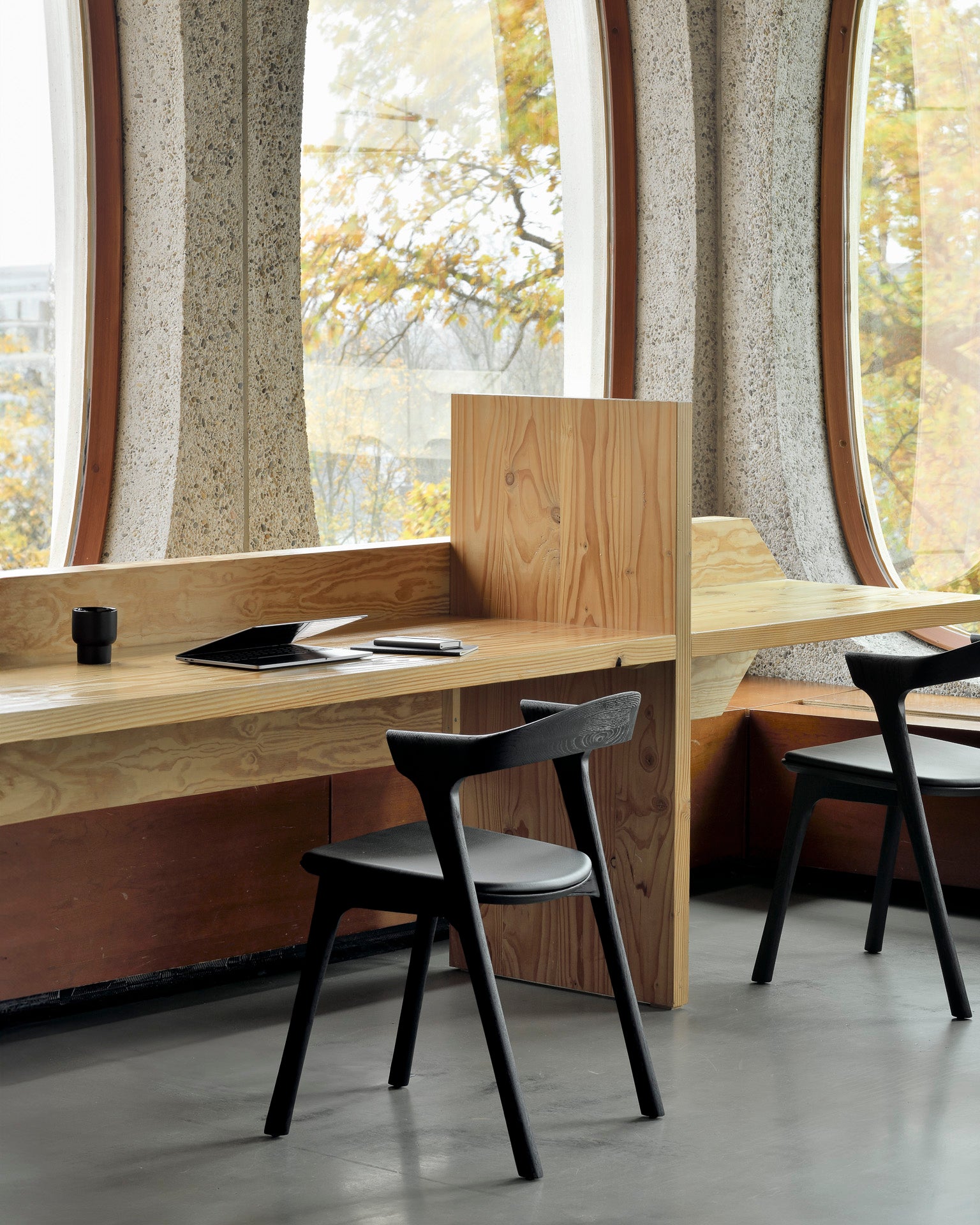 Bok Dining Chair - Oak Black - Goode Studio