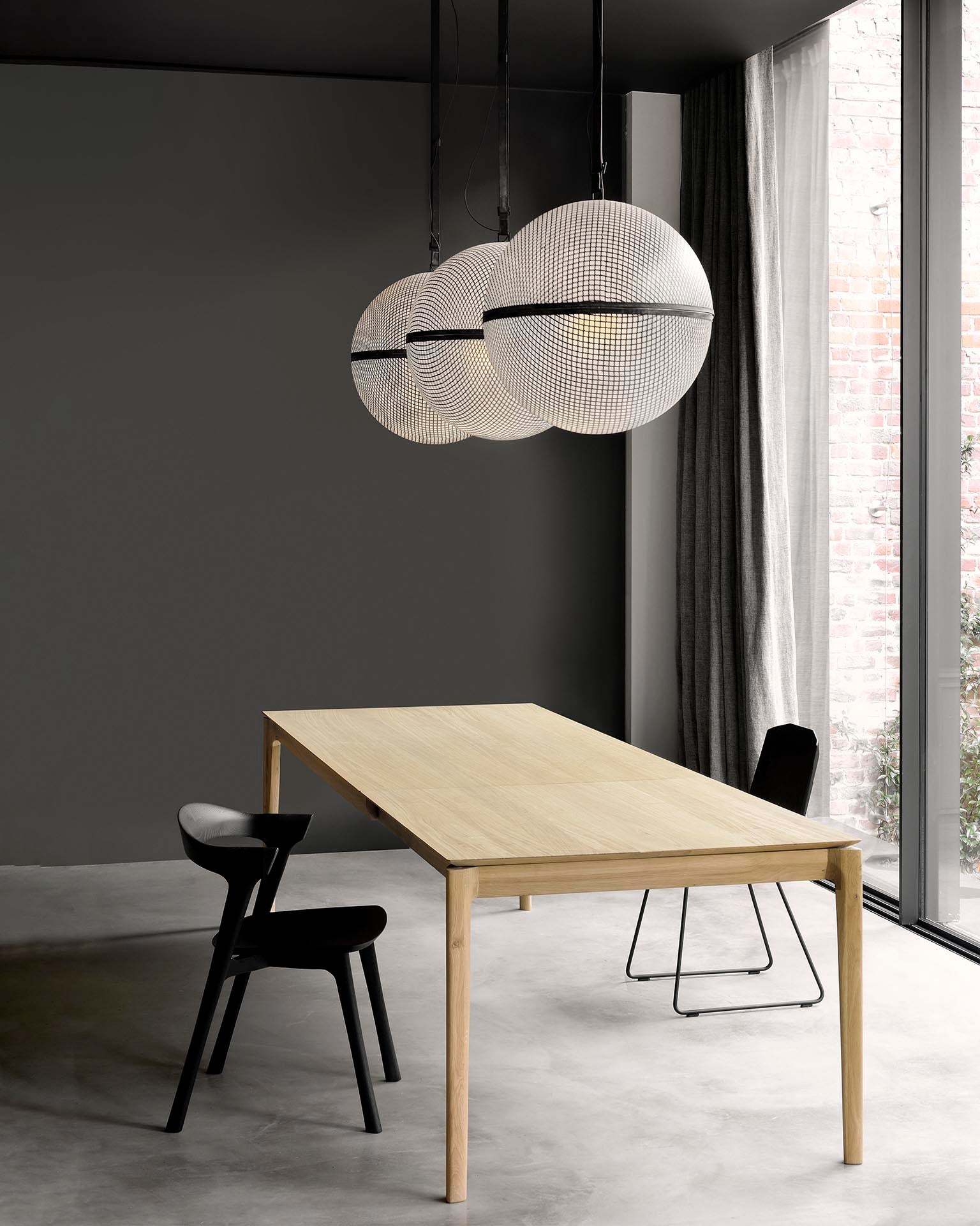 Bok Extendable Dining Table, Oak, Rectangular - Goode Studio