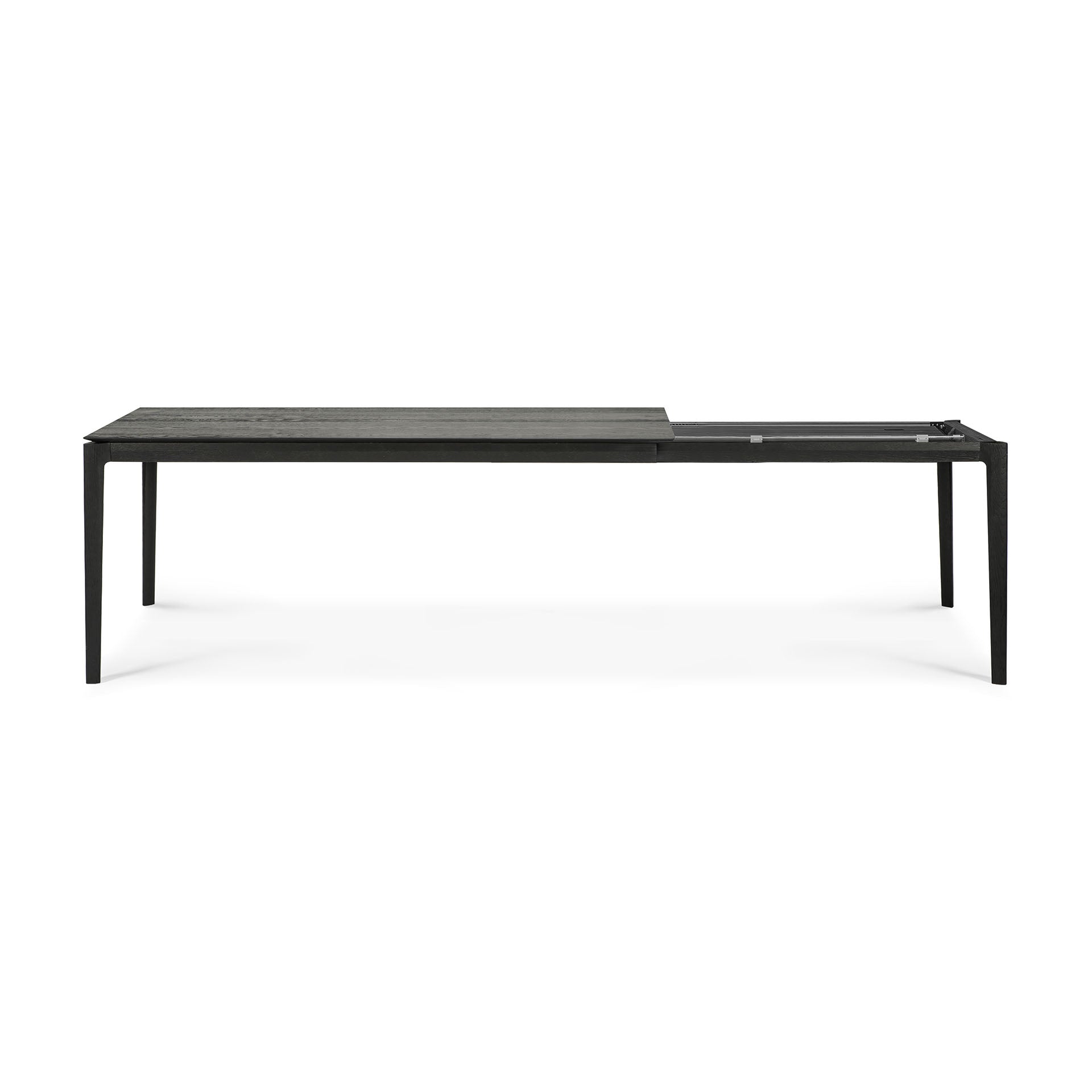 Bok Extendable Dining Table, Oak Black, Rectangular - Goode Studio