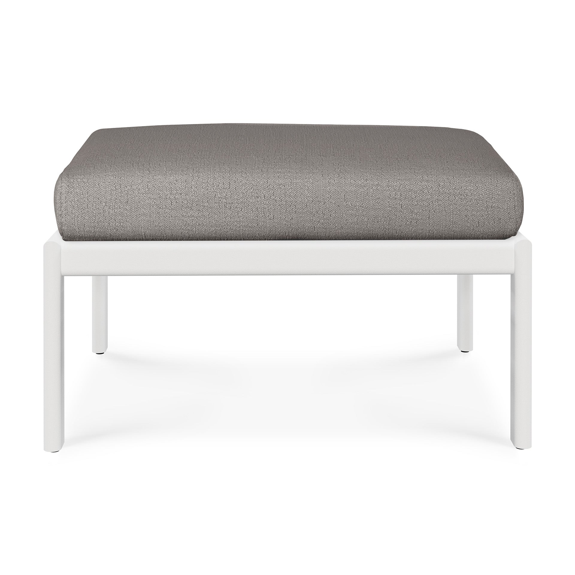 Jack Outdoor Footstool - Aluminum White - Goode Studio
