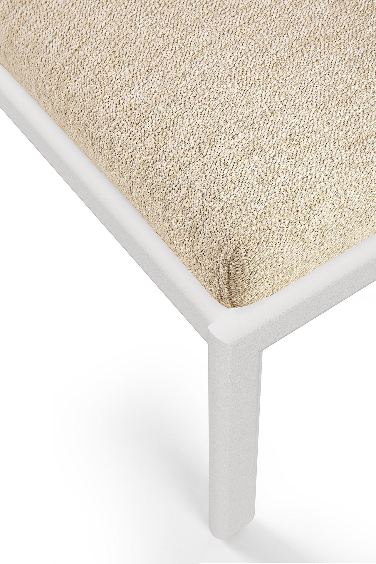 Jack-outdoor-footstool-aluminium-white-Natural-fabric-cut-Goode-Studio