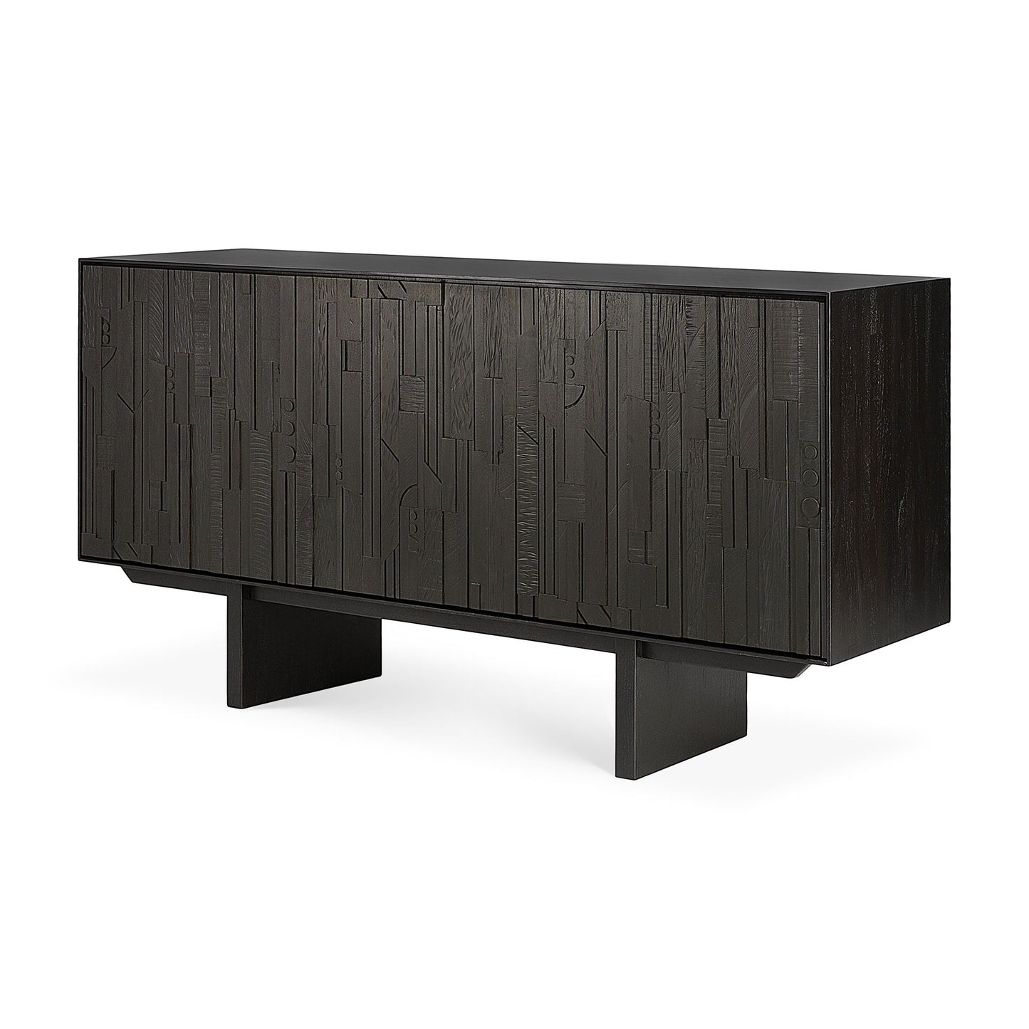 Teak-Mosaic-sideboard-3-doors-side-cut-Goode-Studio