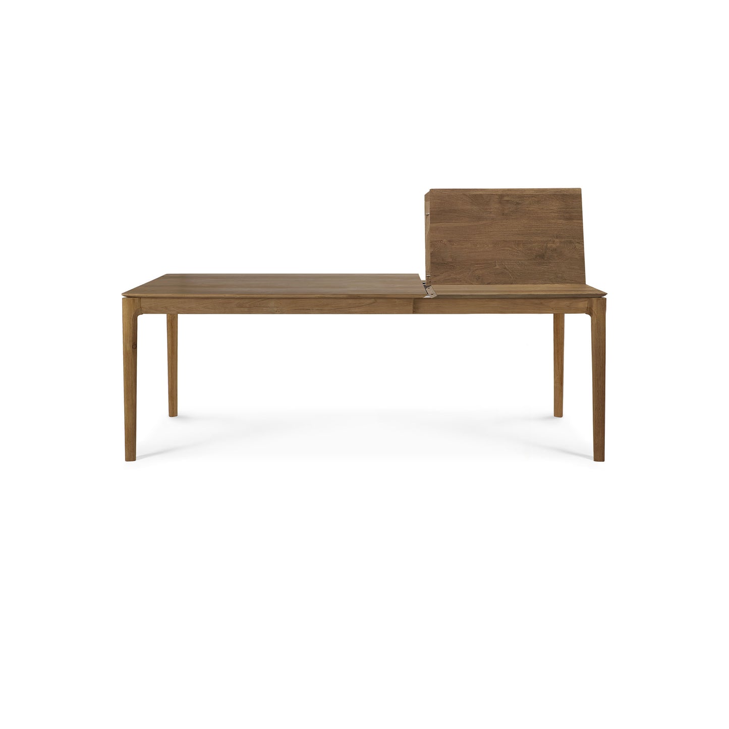 Bok teak extendable dining table solid wood expandable table
