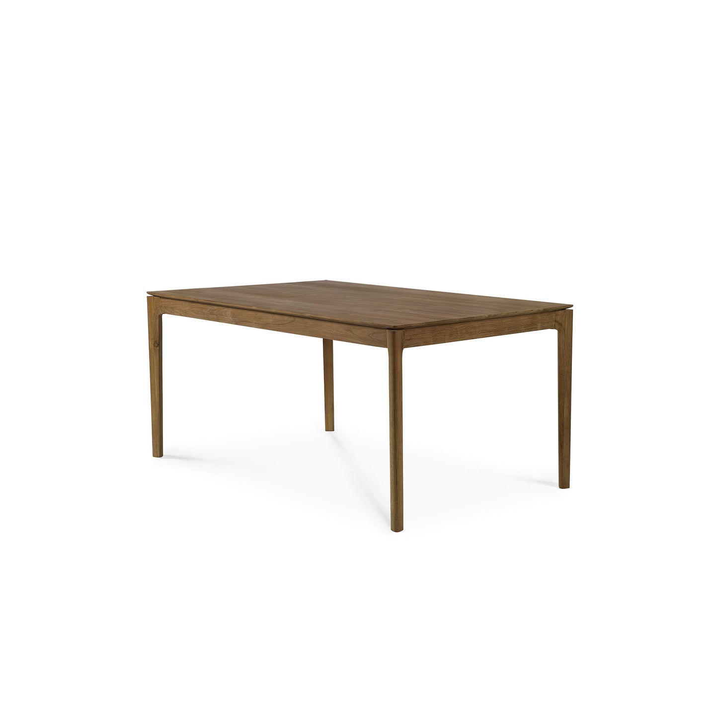 Natural teak Bok extendable dining table for home interior design
