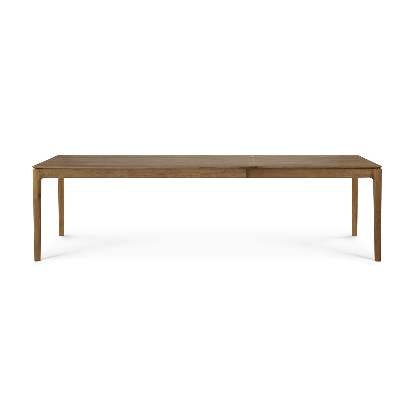 Bok extendable dining table natural teak rectangular dining table
