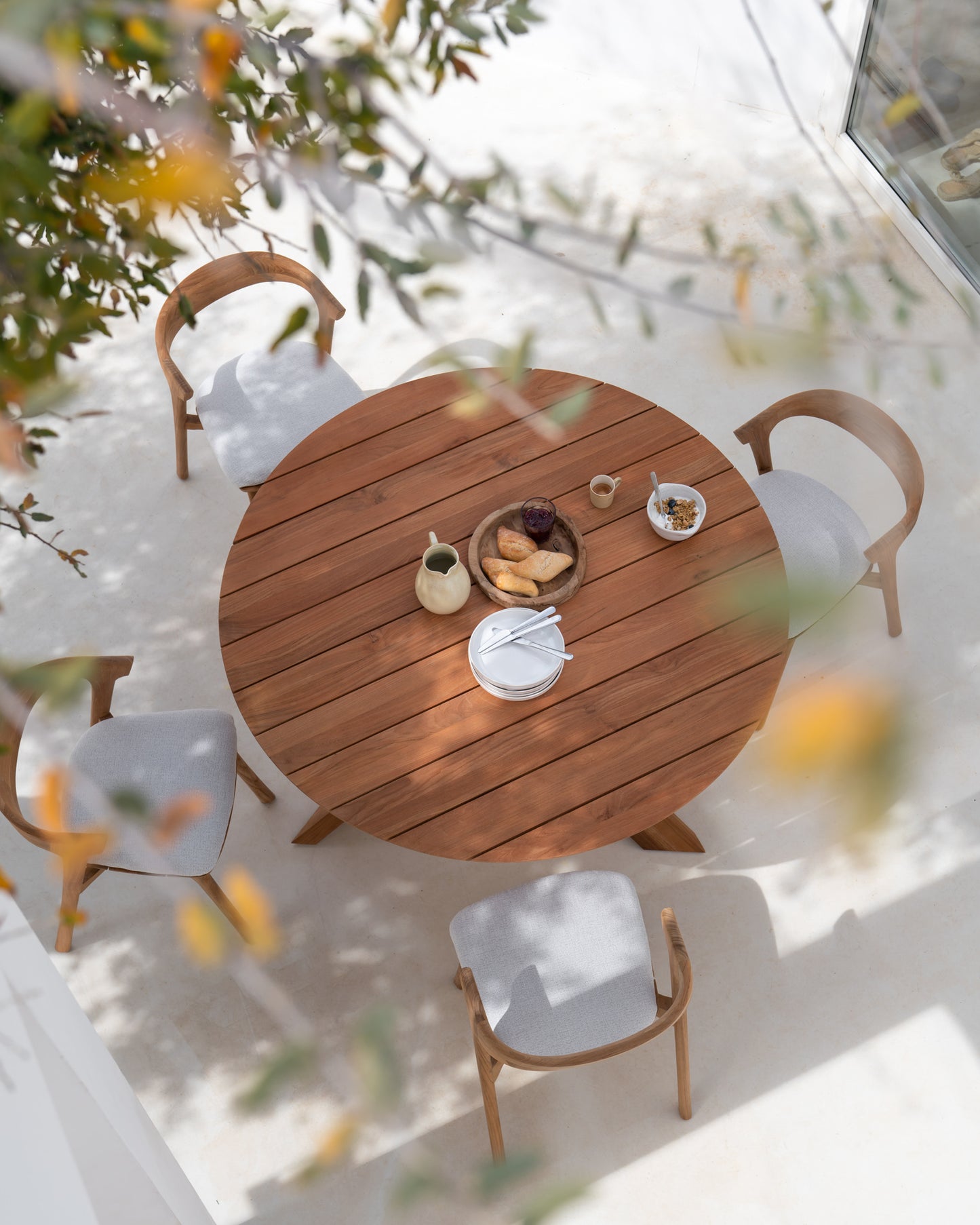 Circle Outdoor Dining Table - Goode Studio