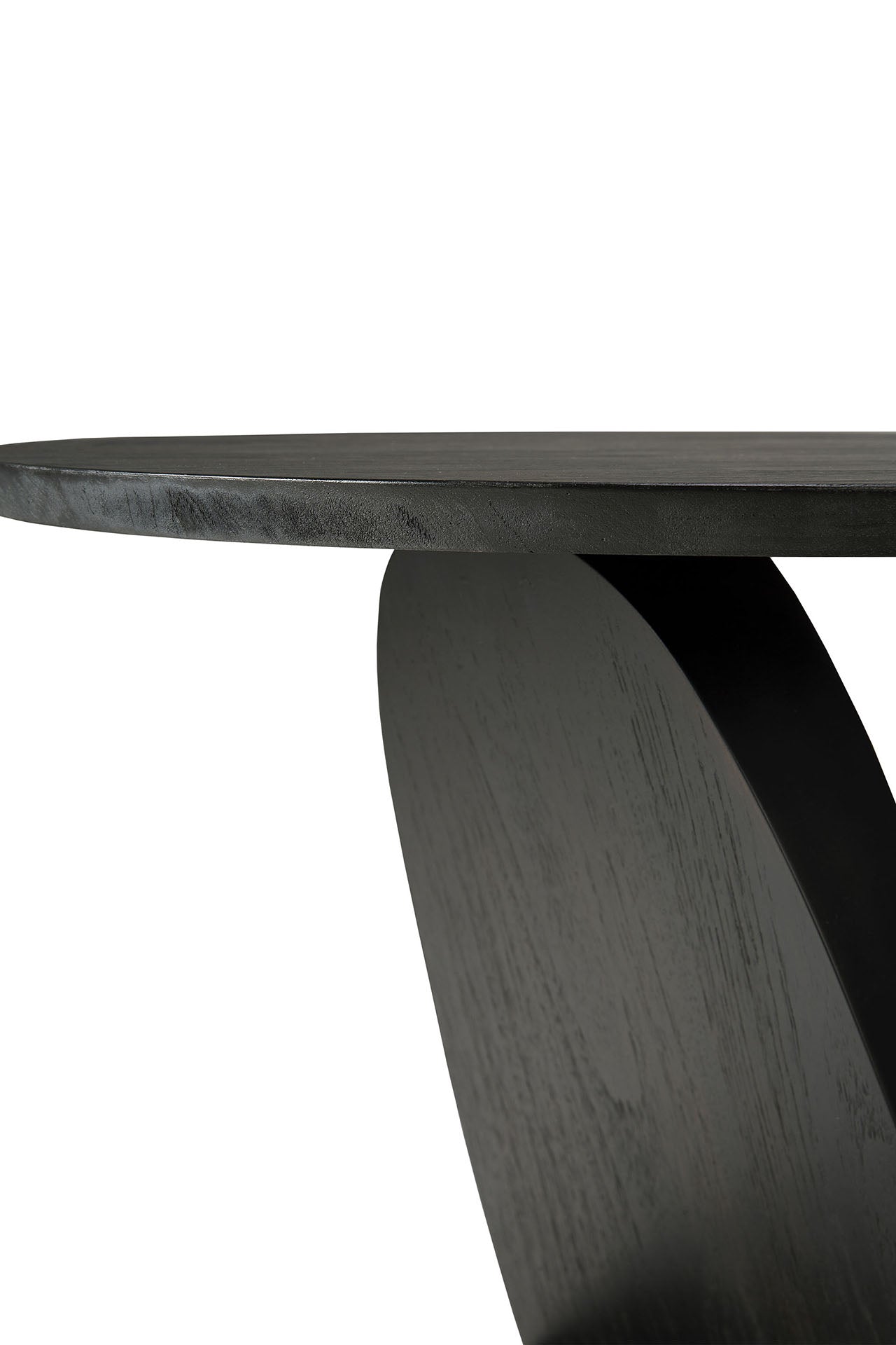Teak-Oblic-black-side-table-Goode-Studio
